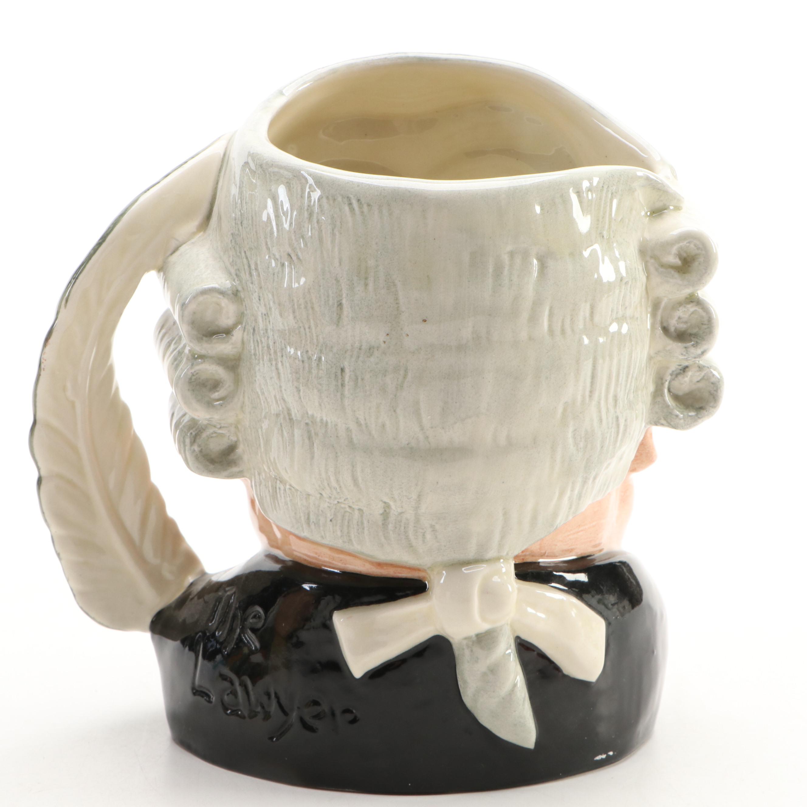 Royal Doulton "The Lawyer," "The Gardener," and "Gone Away" Character Jugs