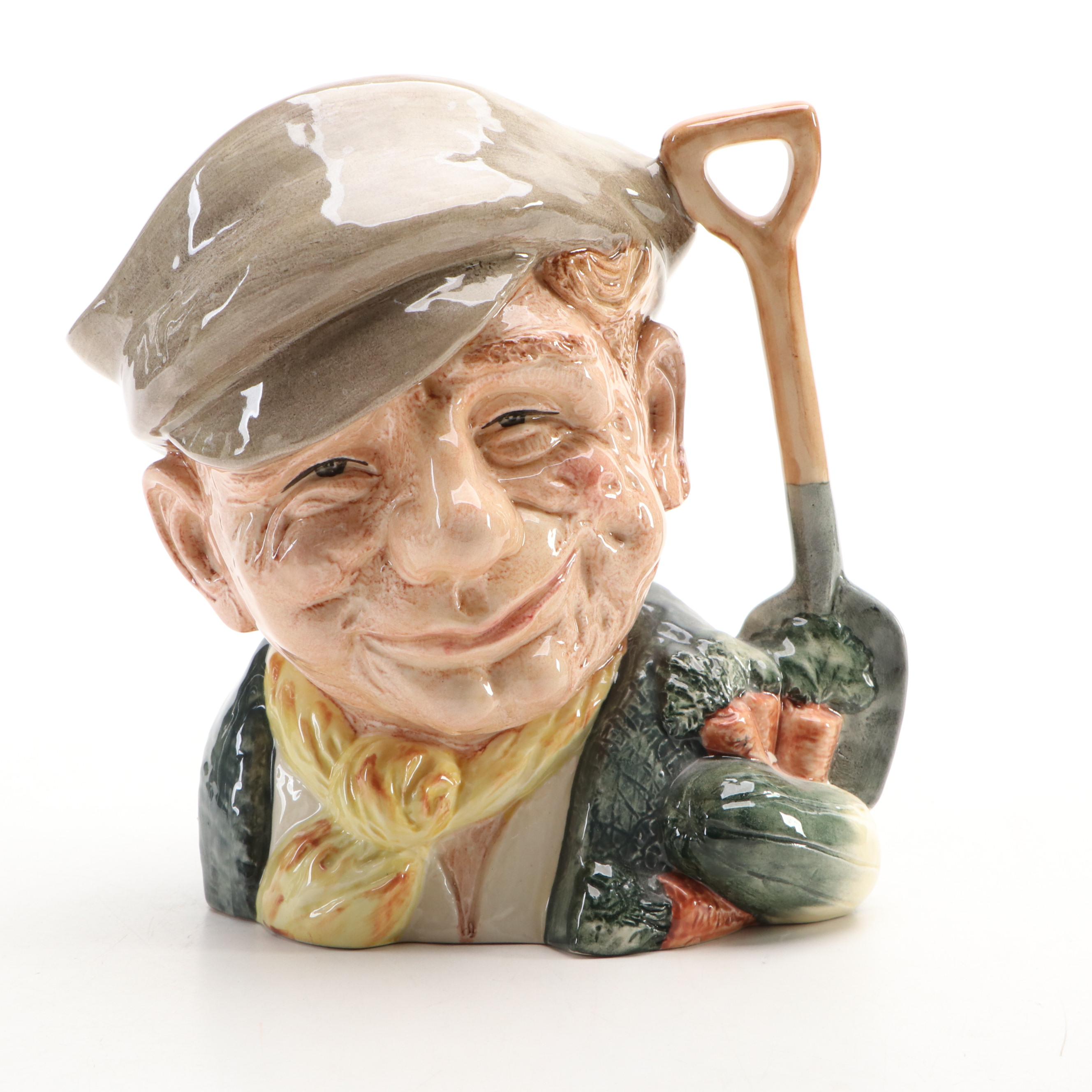 Royal Doulton "The Lawyer," "The Gardener," and "Gone Away" Character Jugs