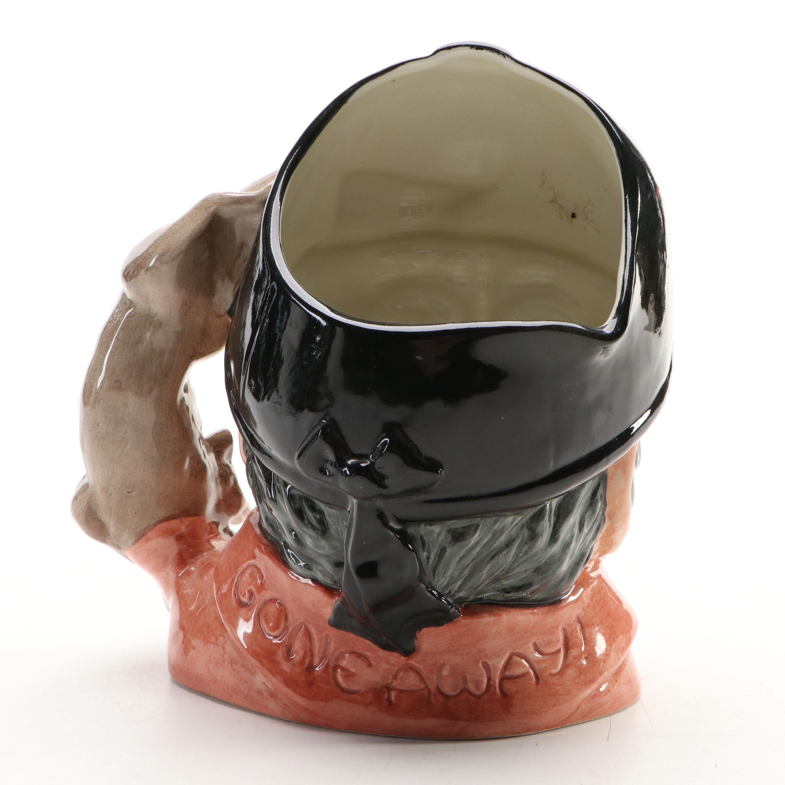 Royal Doulton "The Lawyer," "The Gardener," and "Gone Away" Character Jugs