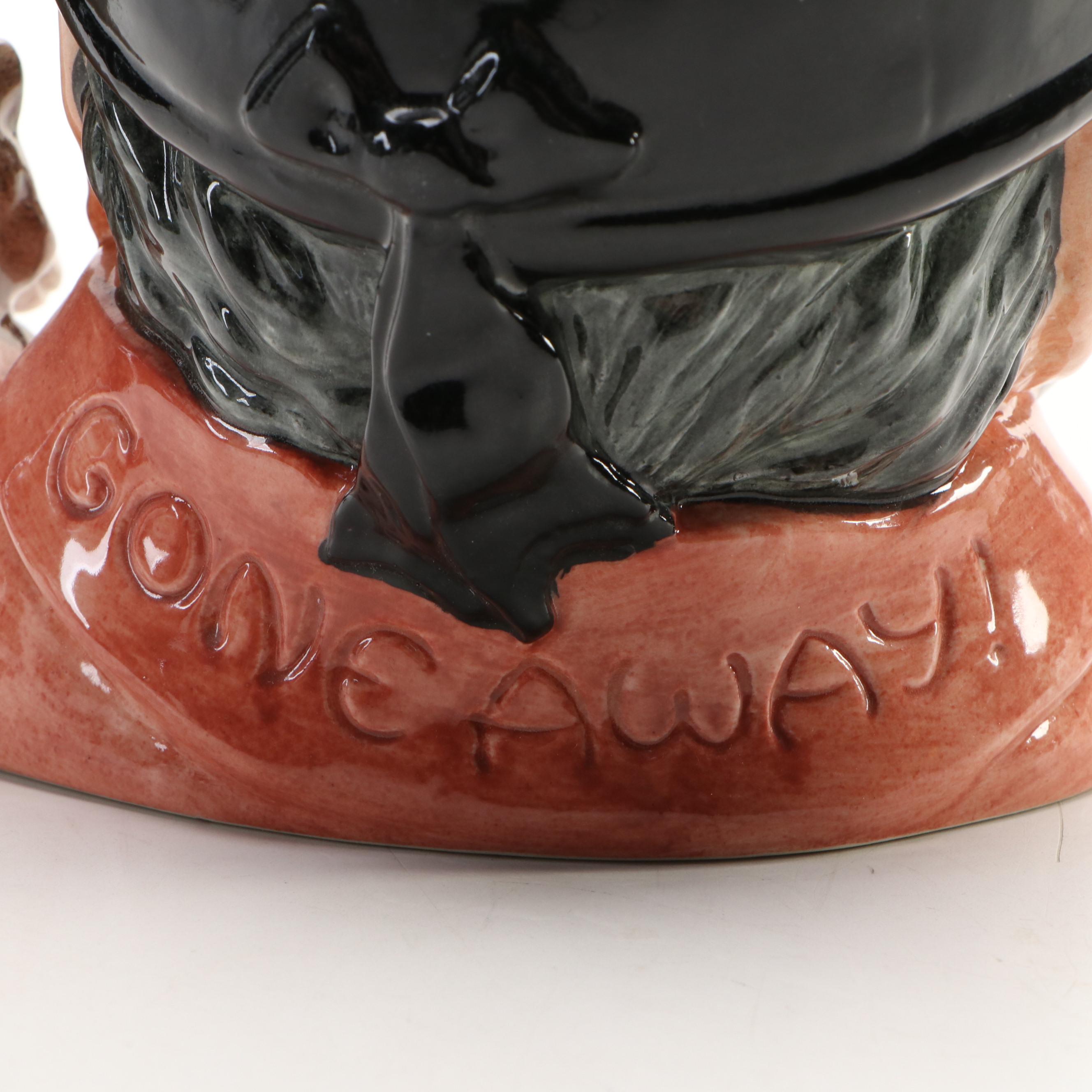 Royal Doulton "The Lawyer," "The Gardener," and "Gone Away" Character Jugs