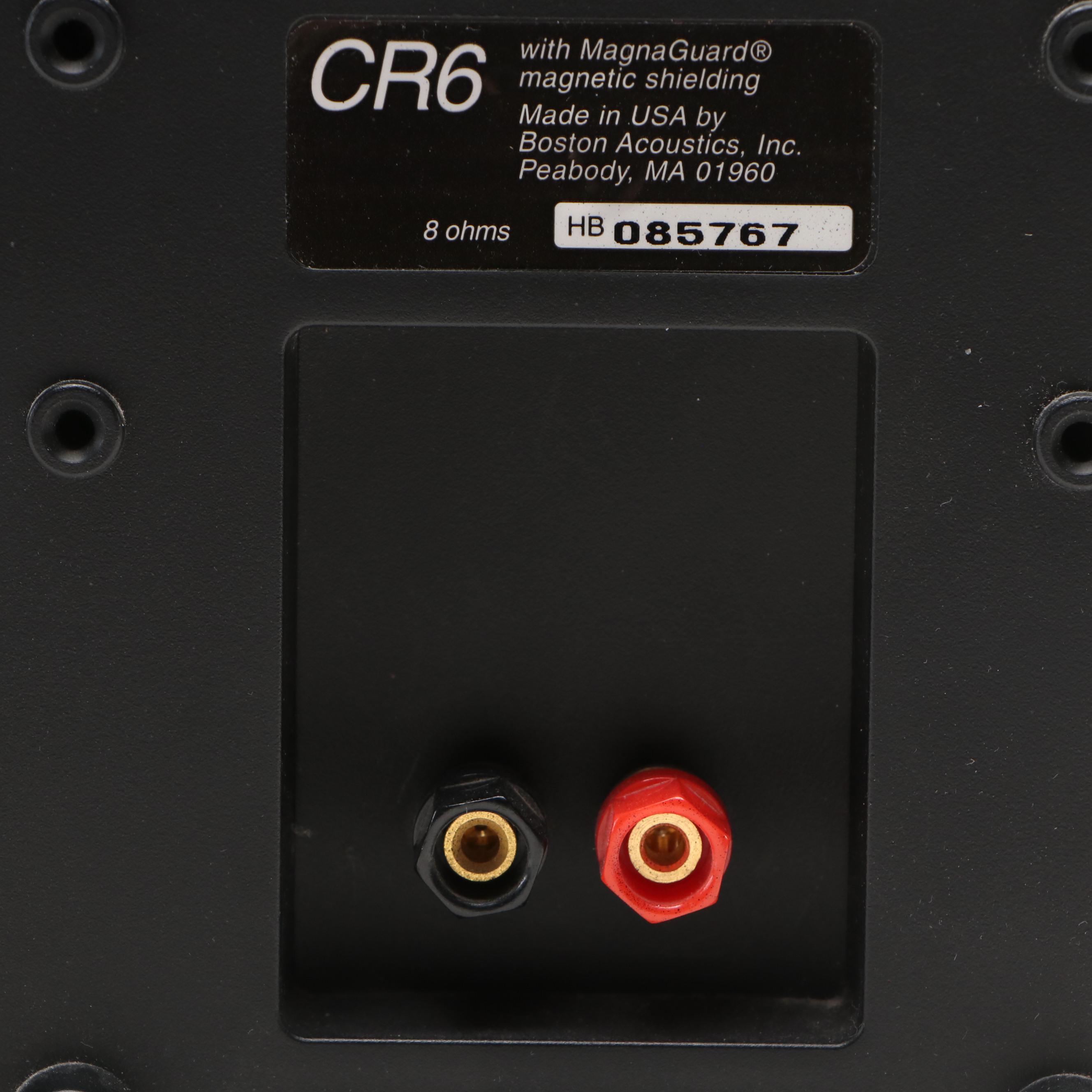 Boston CR6 Bookshelf Speakers