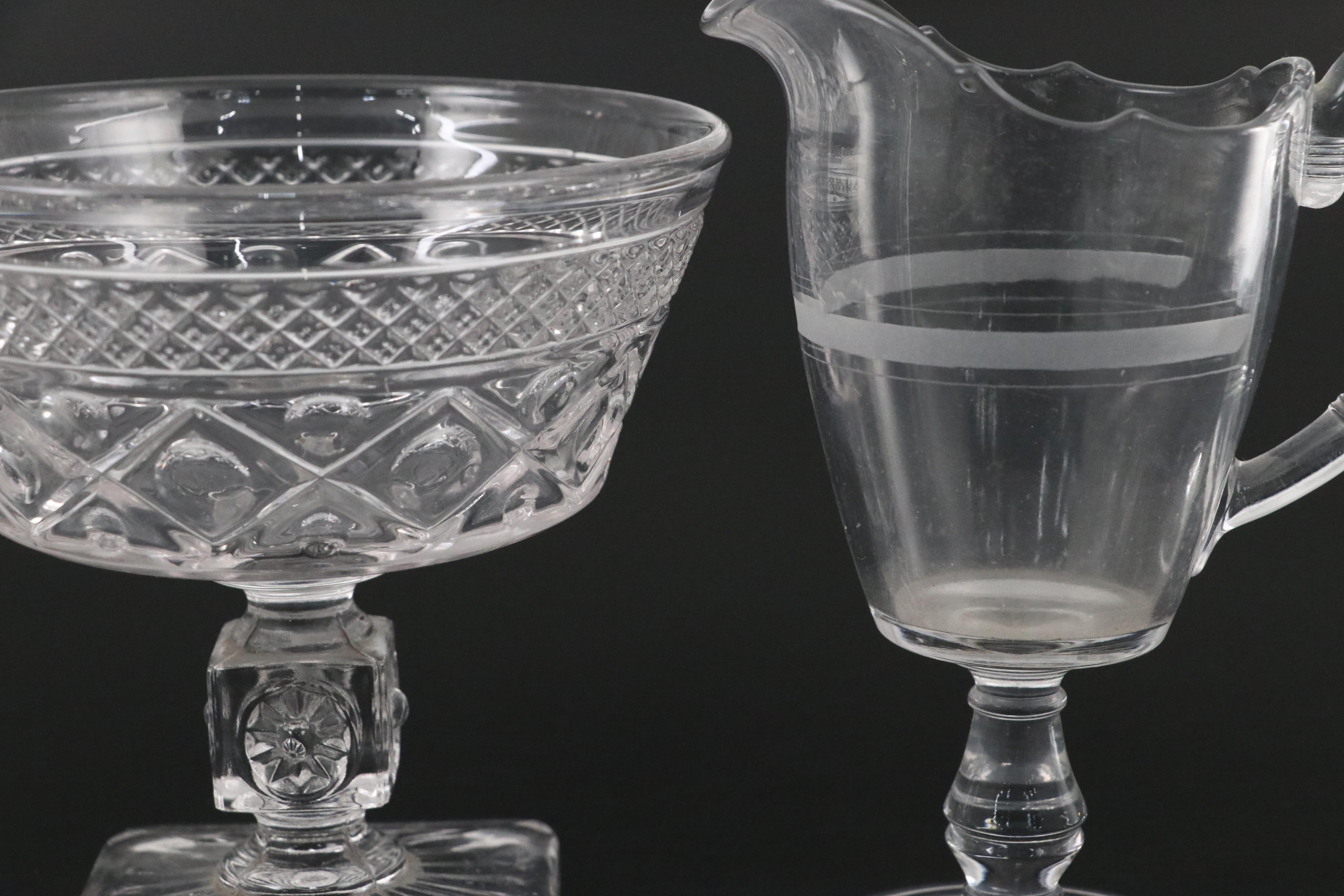 Hand-Painted Glass Bowl with Floral Motif Bowl and More