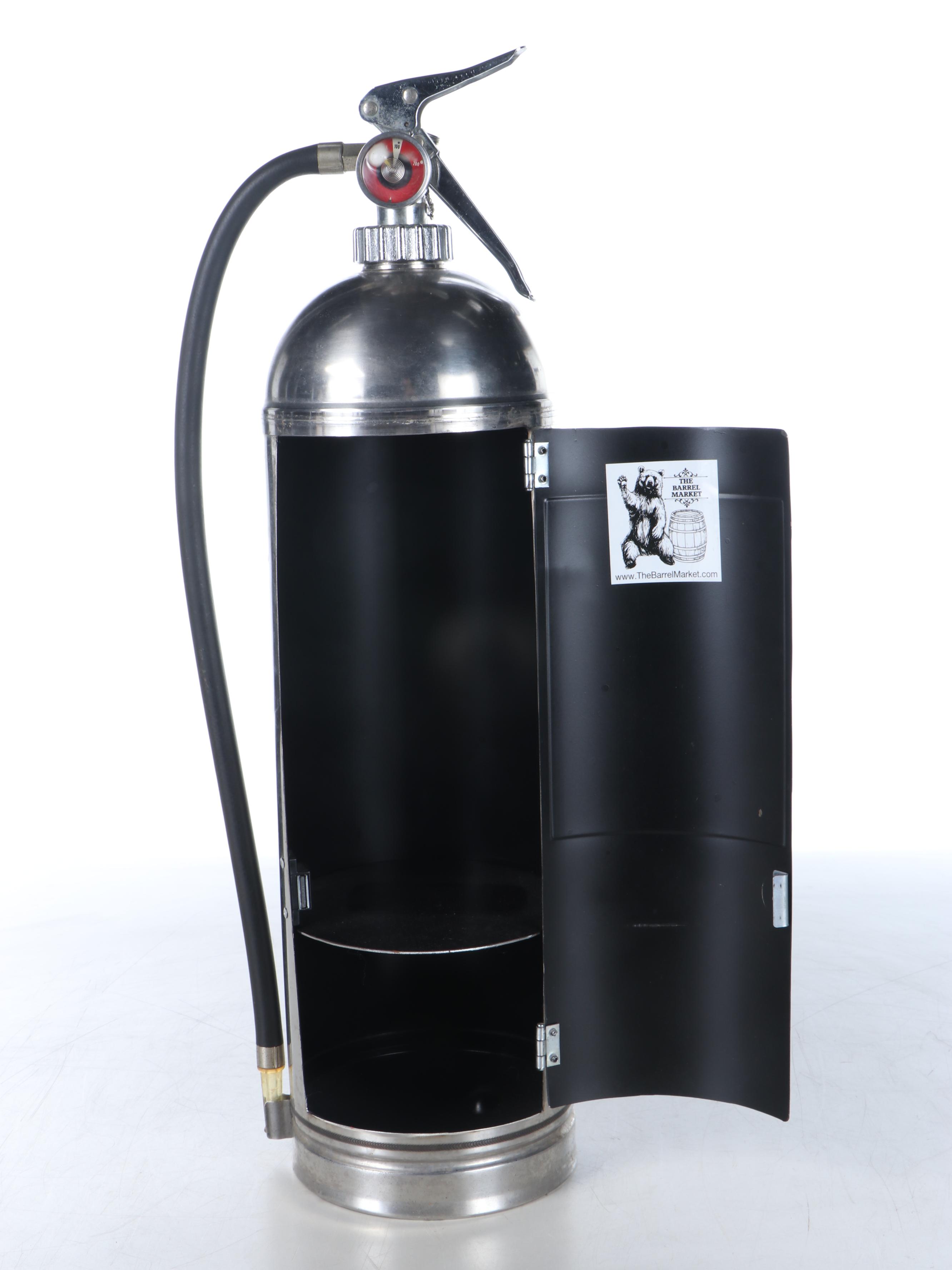 Fire Extinguisher Bar "Emergency Bourbon" Service for One