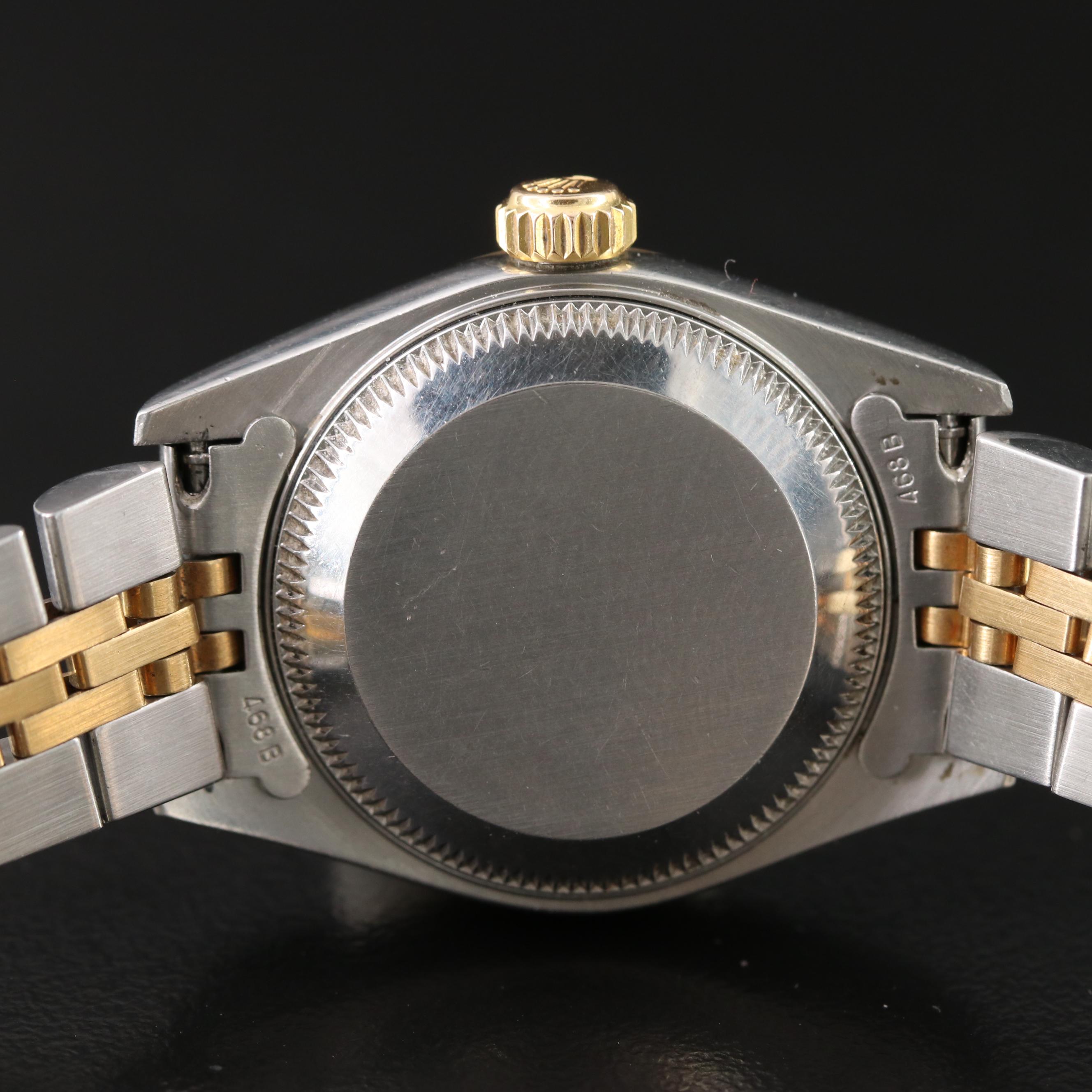 Rolex Datejust 79173 Mother-of-Pearl Dial 18K Gold Steel Automatic Watch