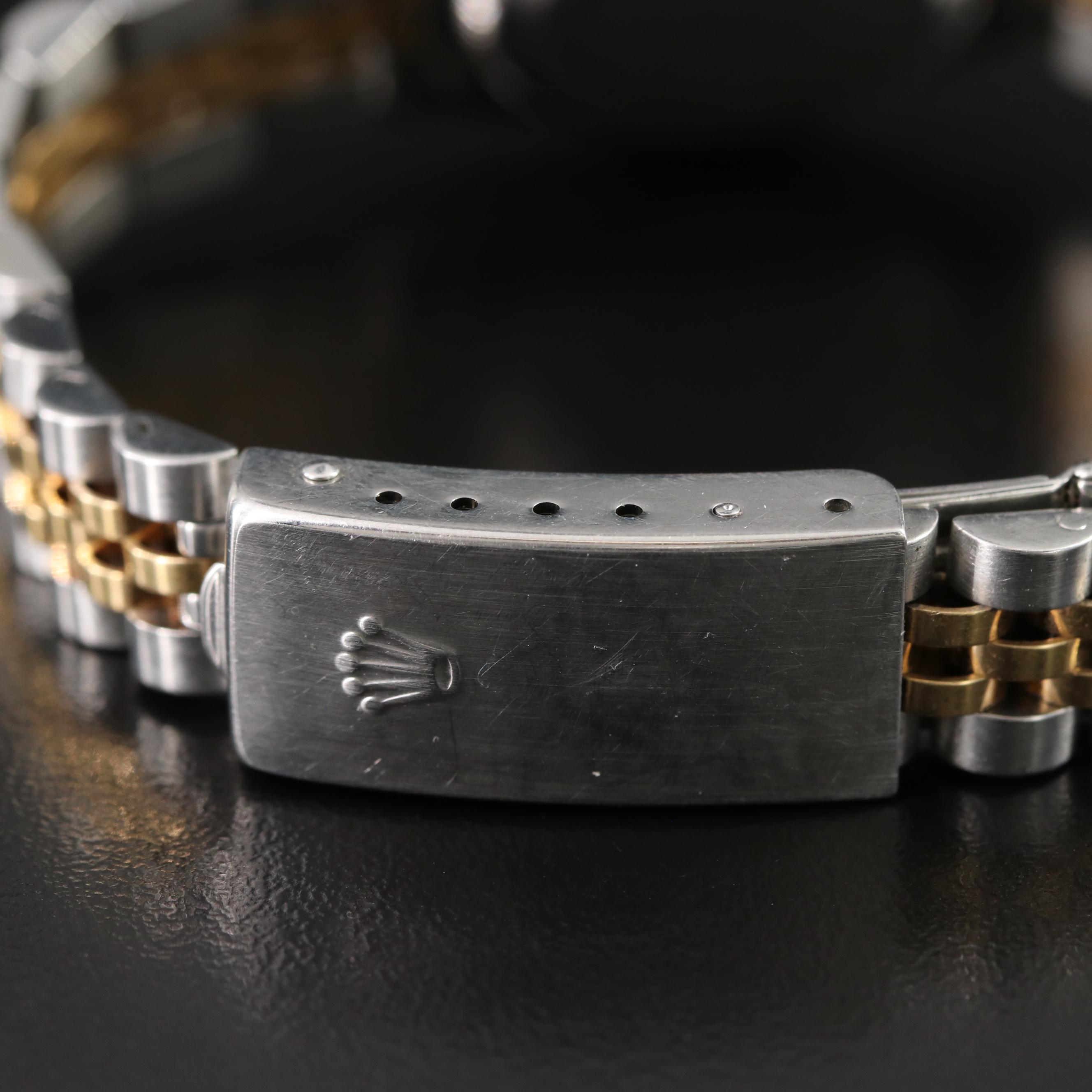 Rolex Datejust 79173 Mother-of-Pearl Dial 18K Gold Steel Automatic Watch