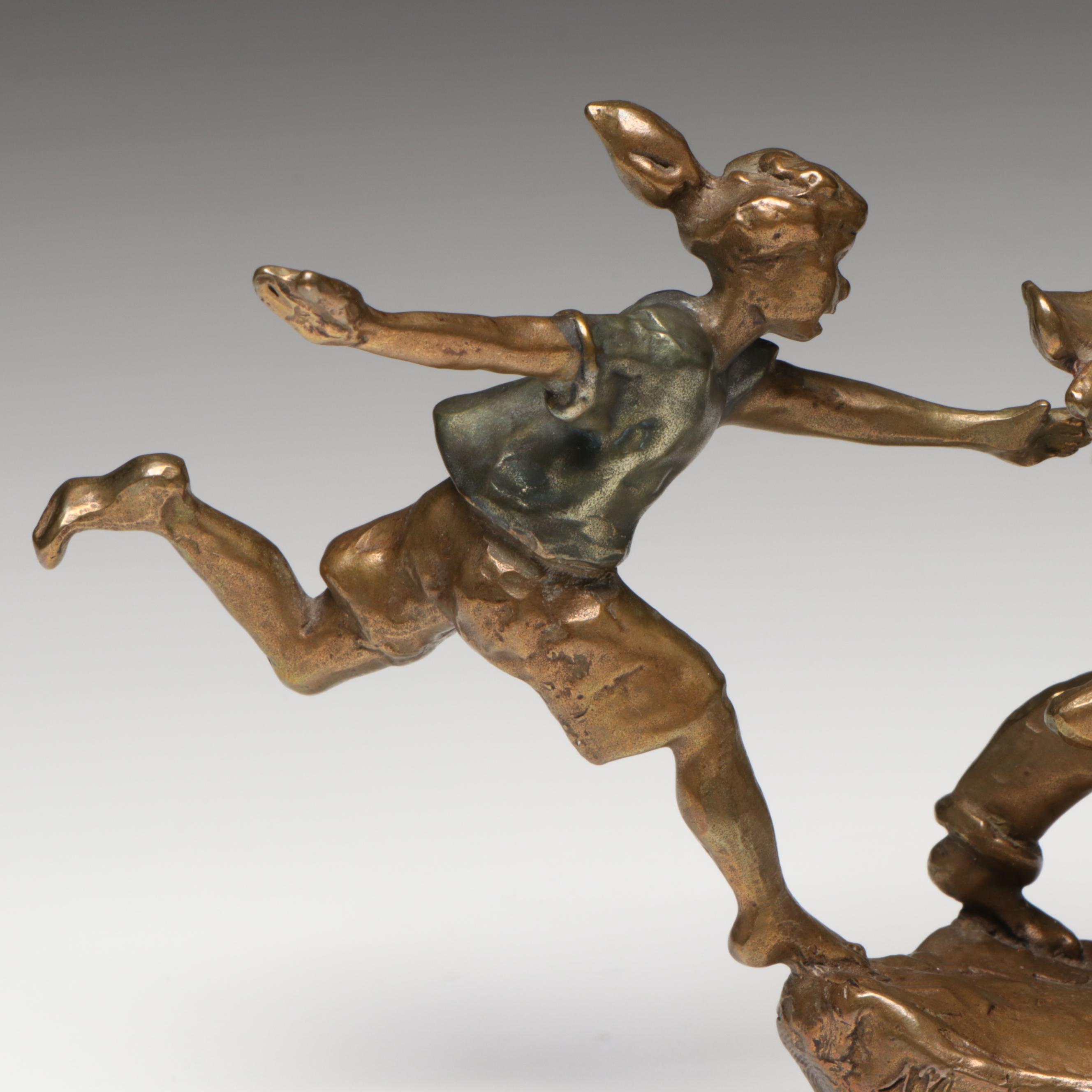 Mark Hopkins Bronze Sculpture "You're It," 1998