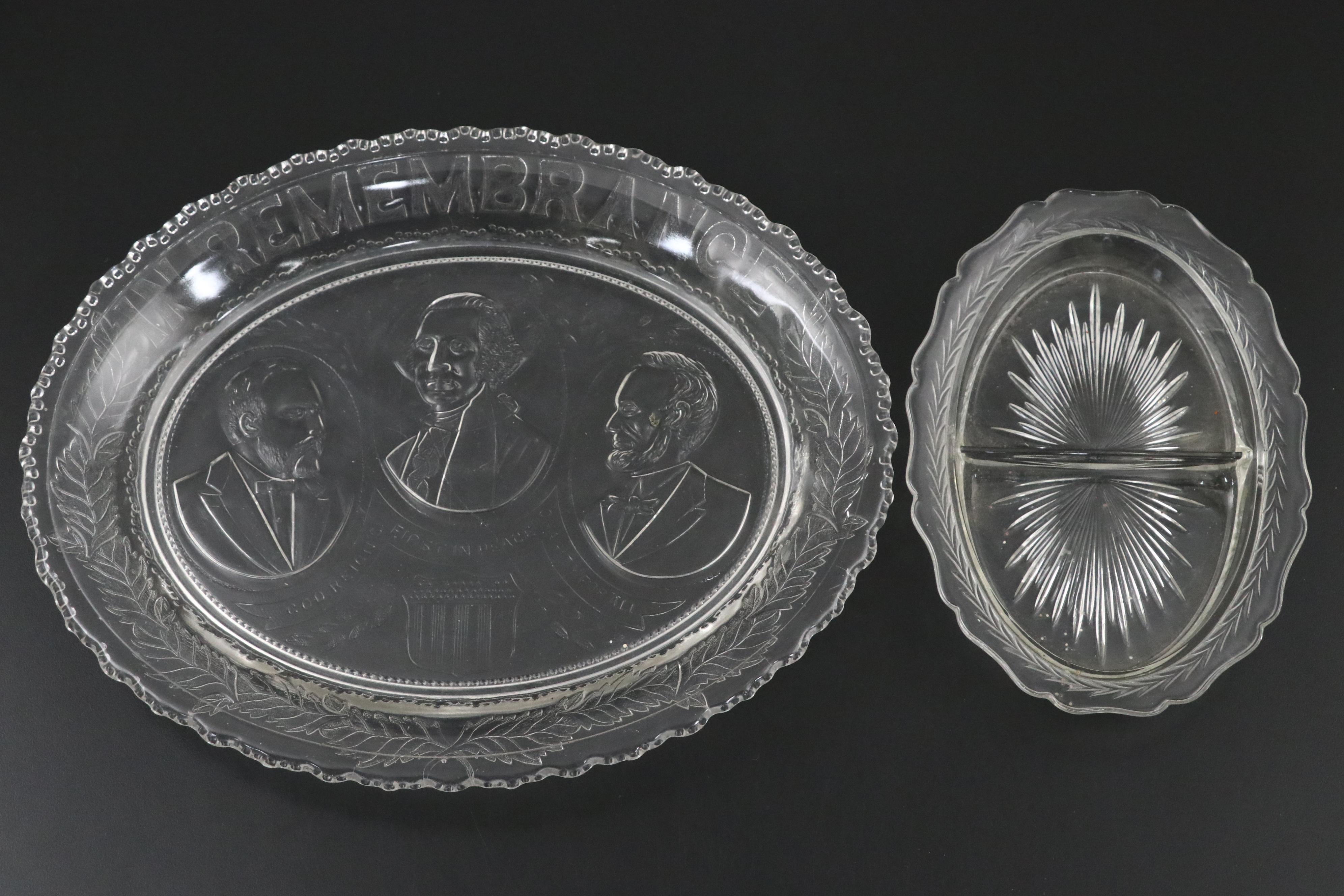 Duncan & Miller "Sandwich Clear" Glass Water Goblets with More