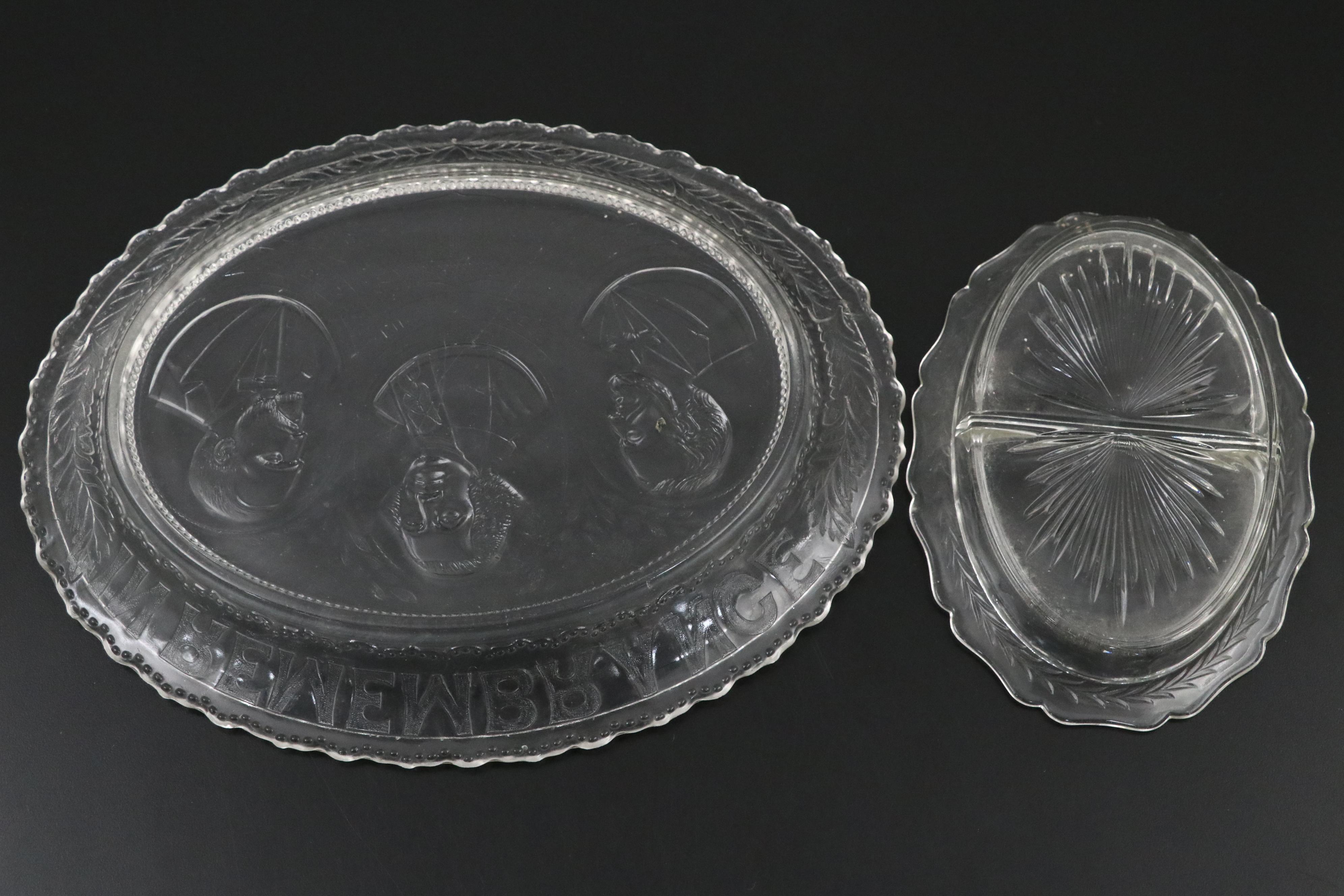 Duncan & Miller "Sandwich Clear" Glass Water Goblets with More