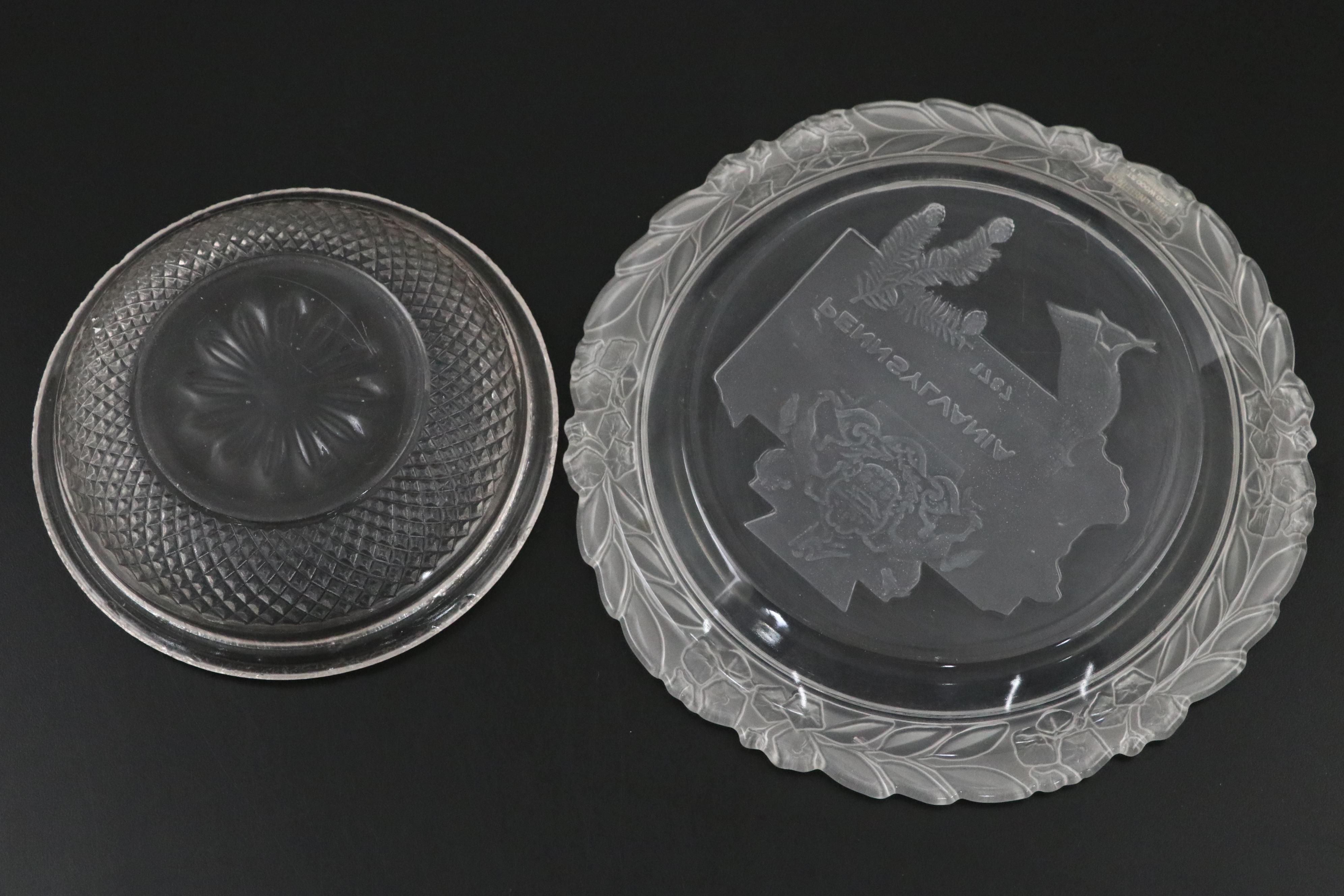 Duncan & Miller "Sandwich Clear" Glass Water Goblets with More