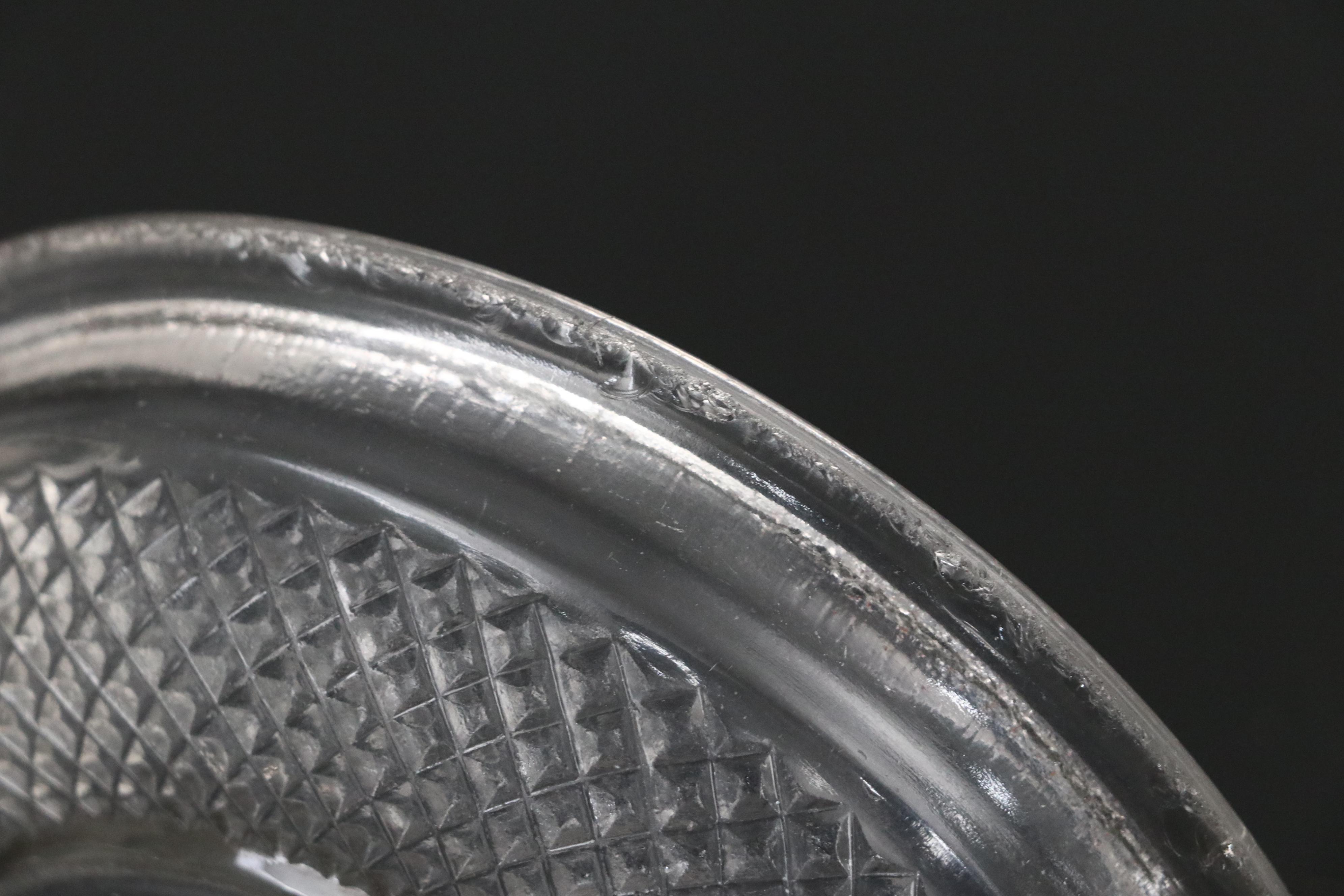 Duncan & Miller "Sandwich Clear" Glass Water Goblets with More