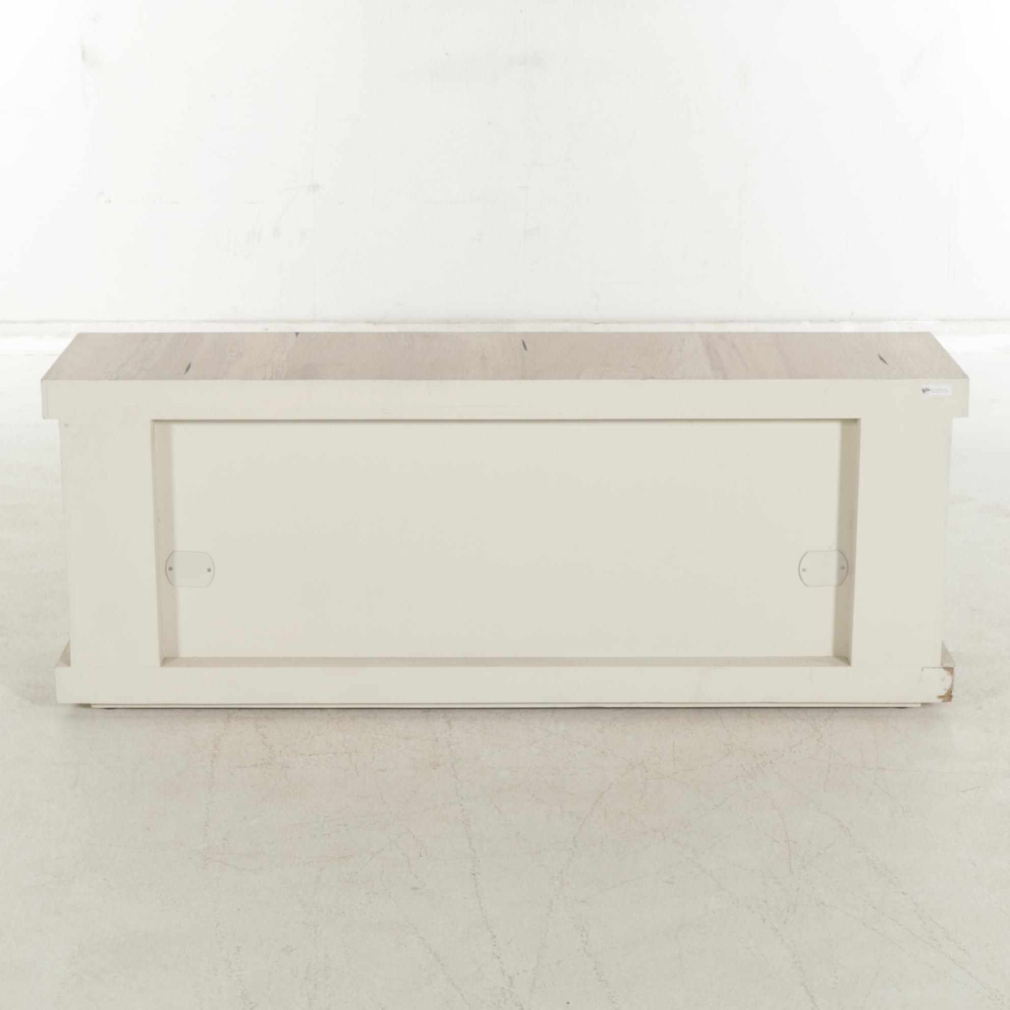 Arhaus "Leandro" Spalted Oak Media Console Table