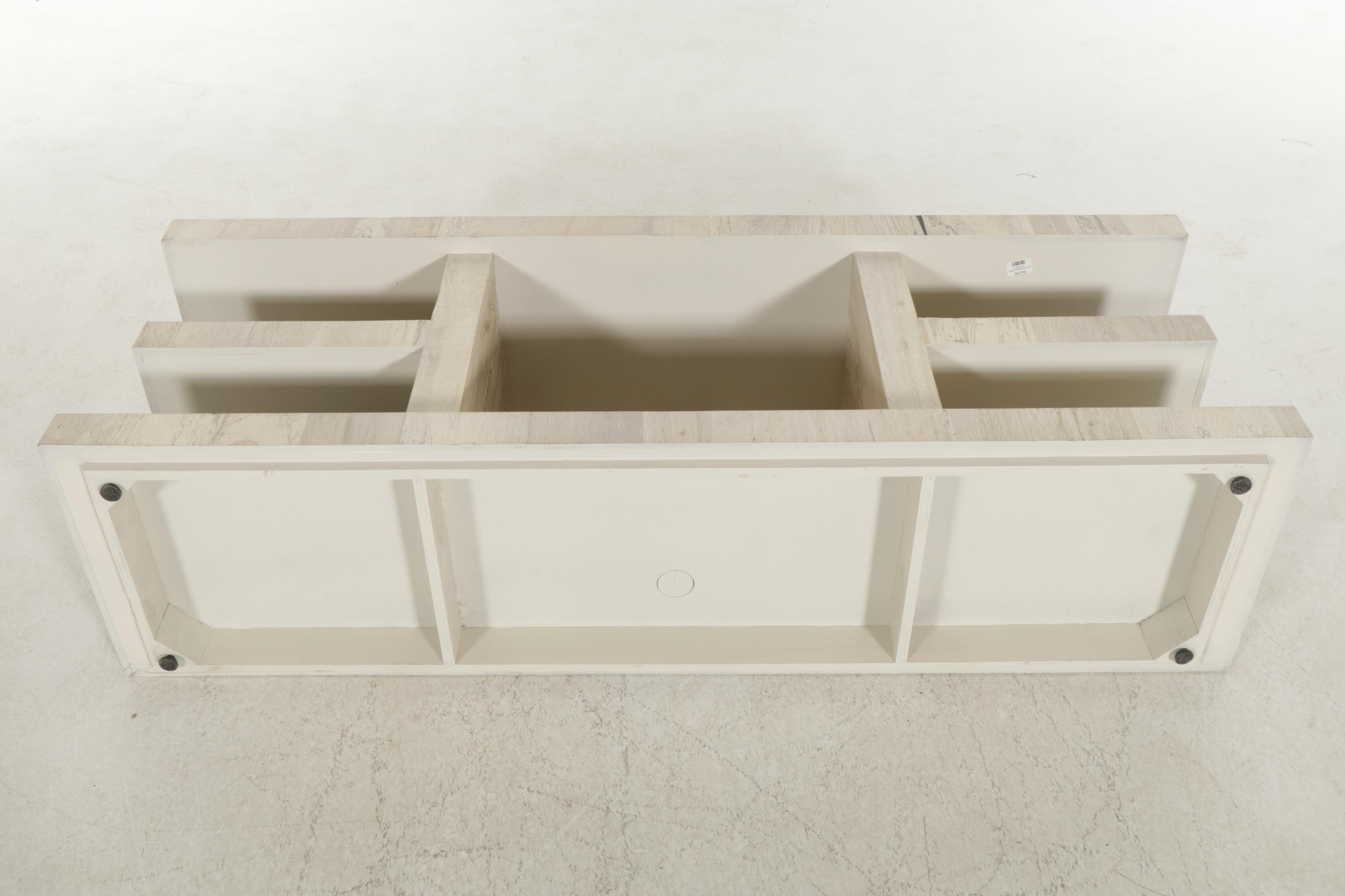 Arhaus "Leandro" Spalted Oak Media Console Table