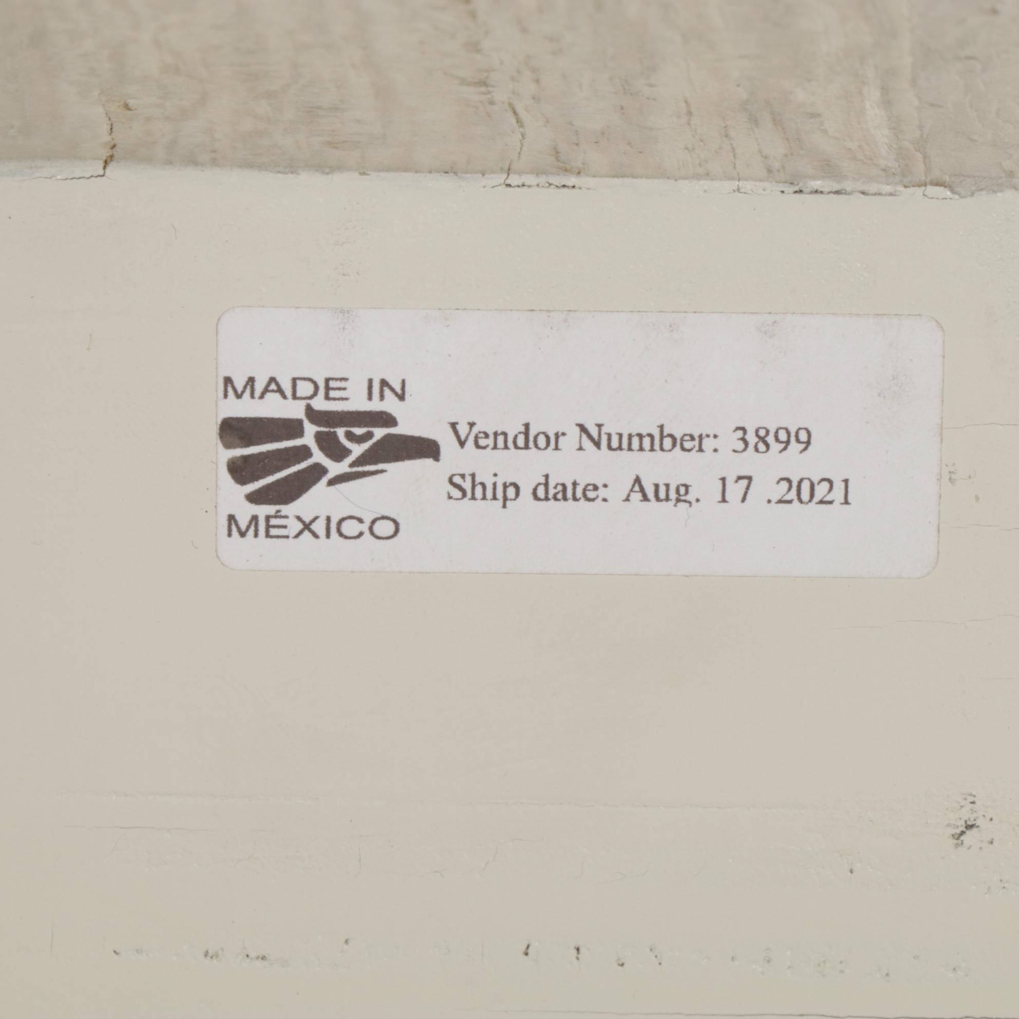 Arhaus "Leandro" Spalted Oak Media Console Table