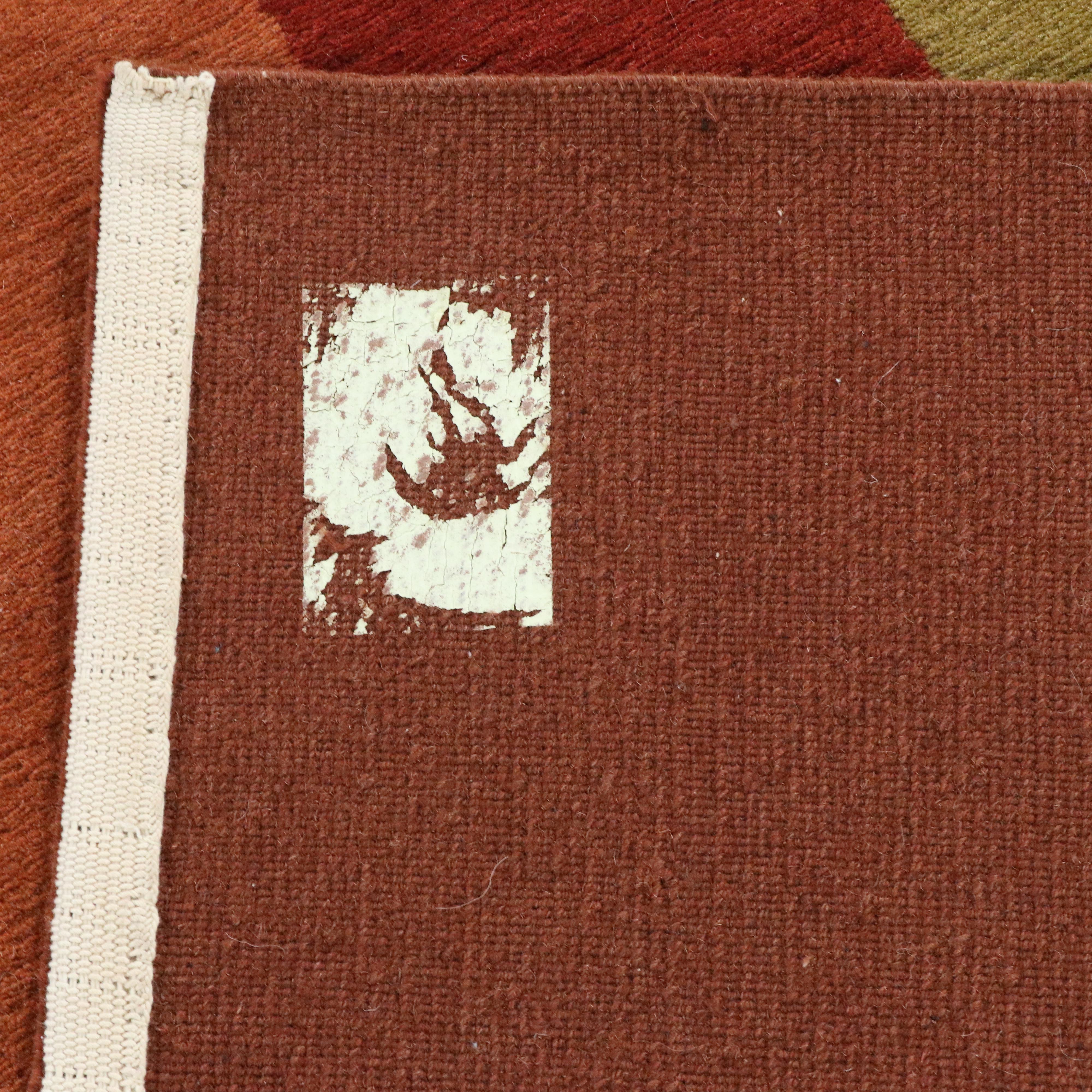 8'11 x 11'9 Hand-Knotted Nepalese Modern Area Rug