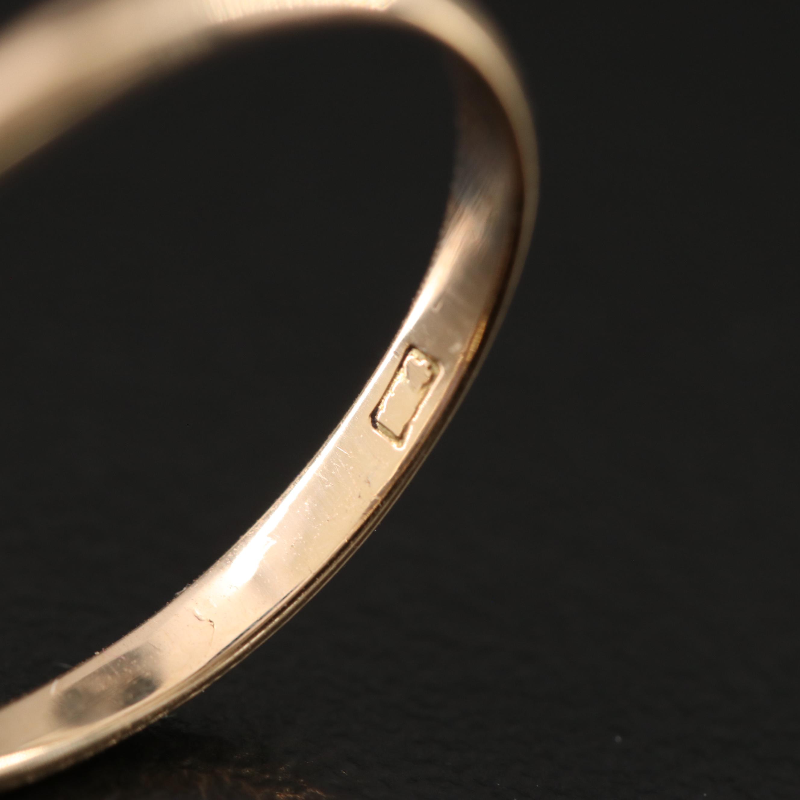 Vintage 14K Color Change Sapphire and Pearl Ring