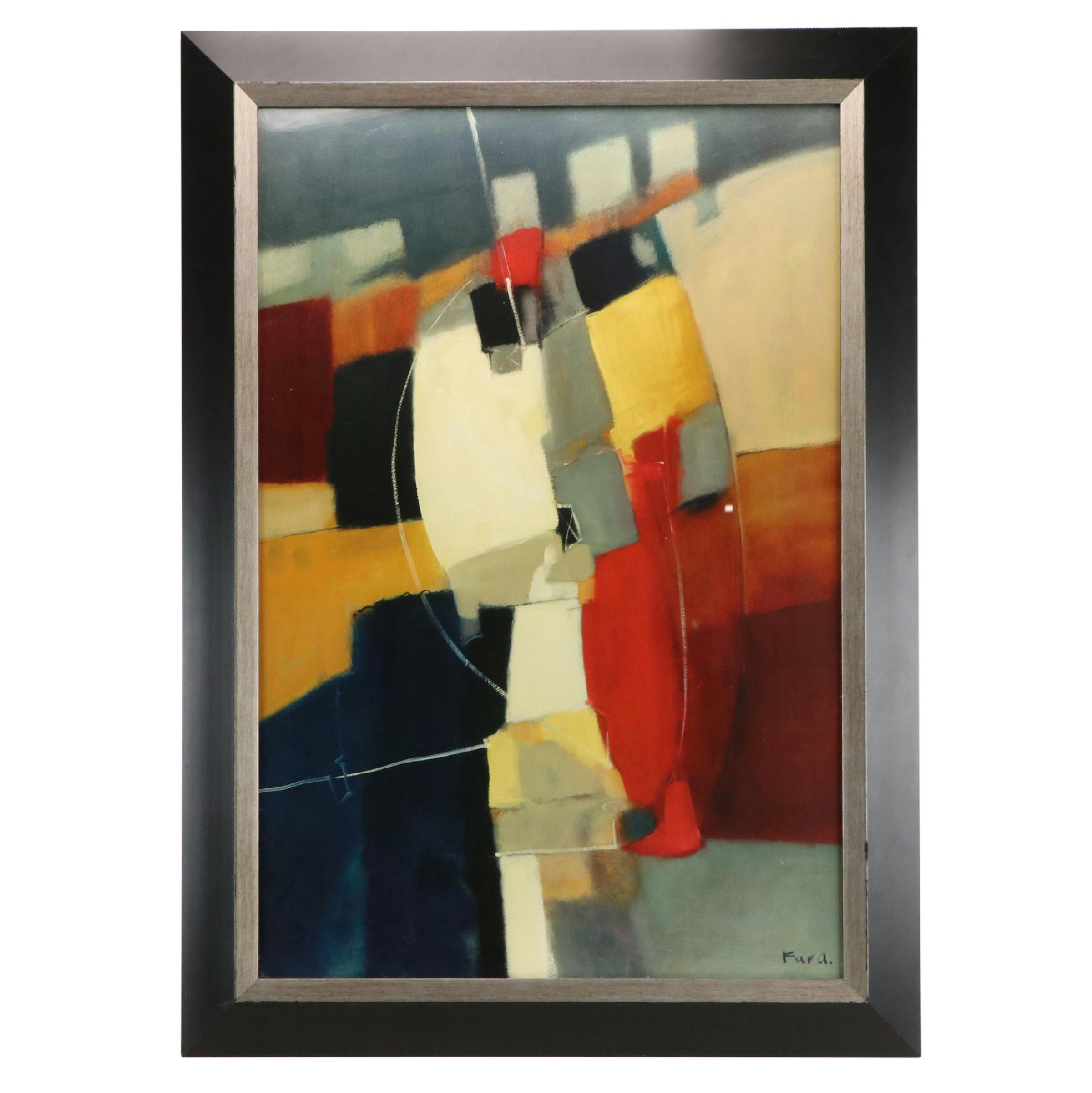 Abstract Offset Lithograph After Fara Bell