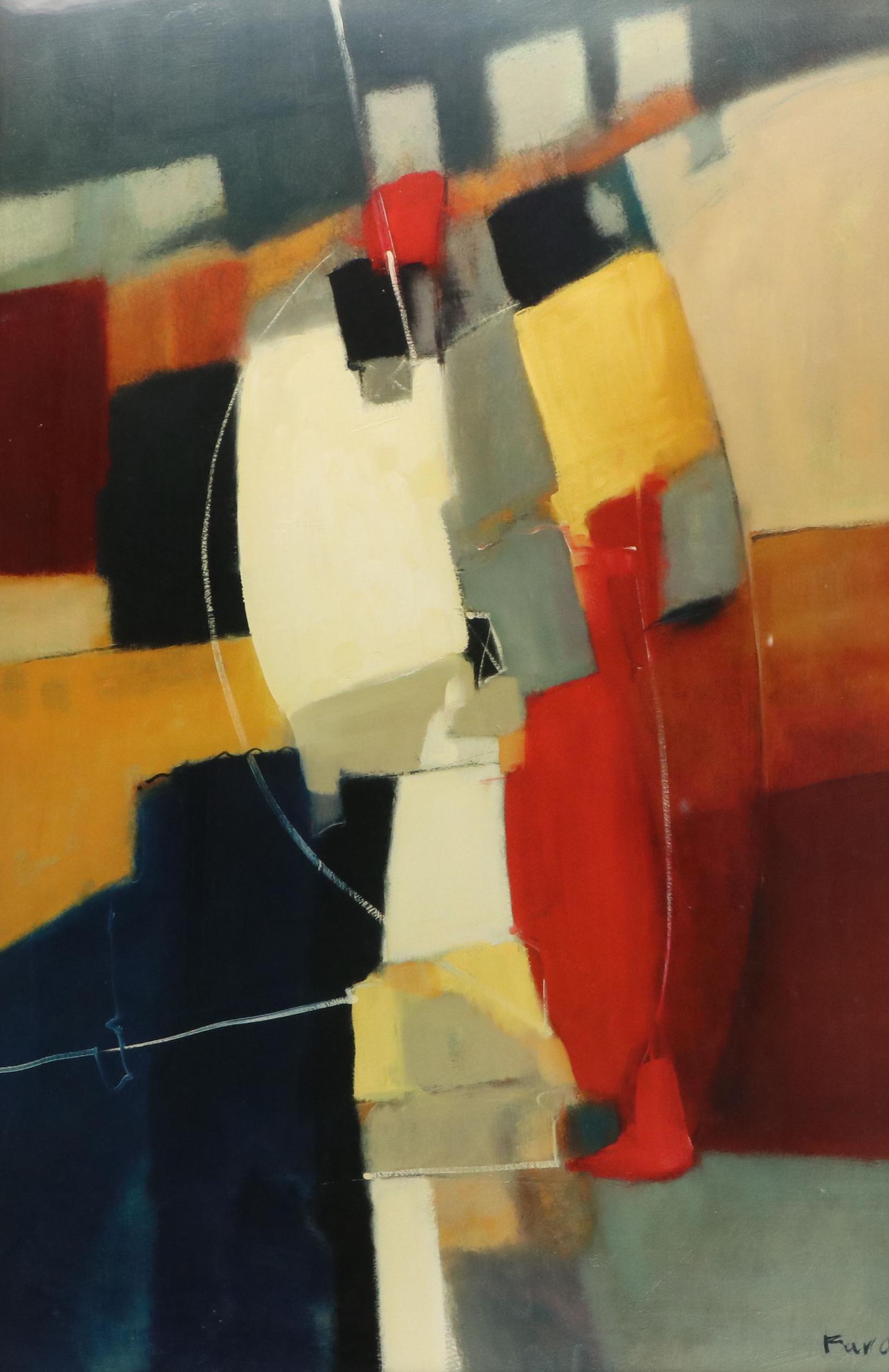 Abstract Offset Lithograph After Fara Bell