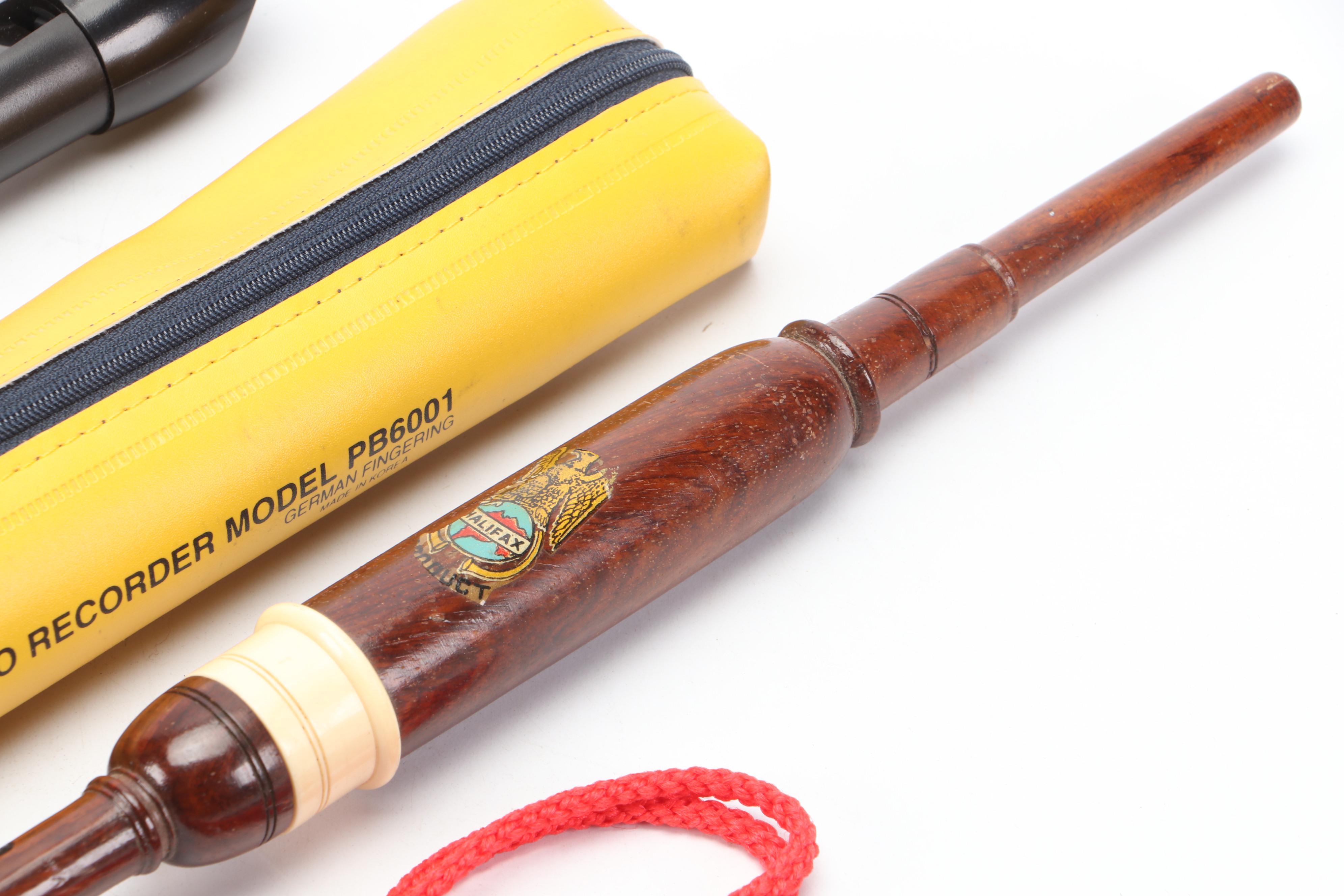 Peripole "Angel" Soprano Recorder with Other Woodwind Instrument