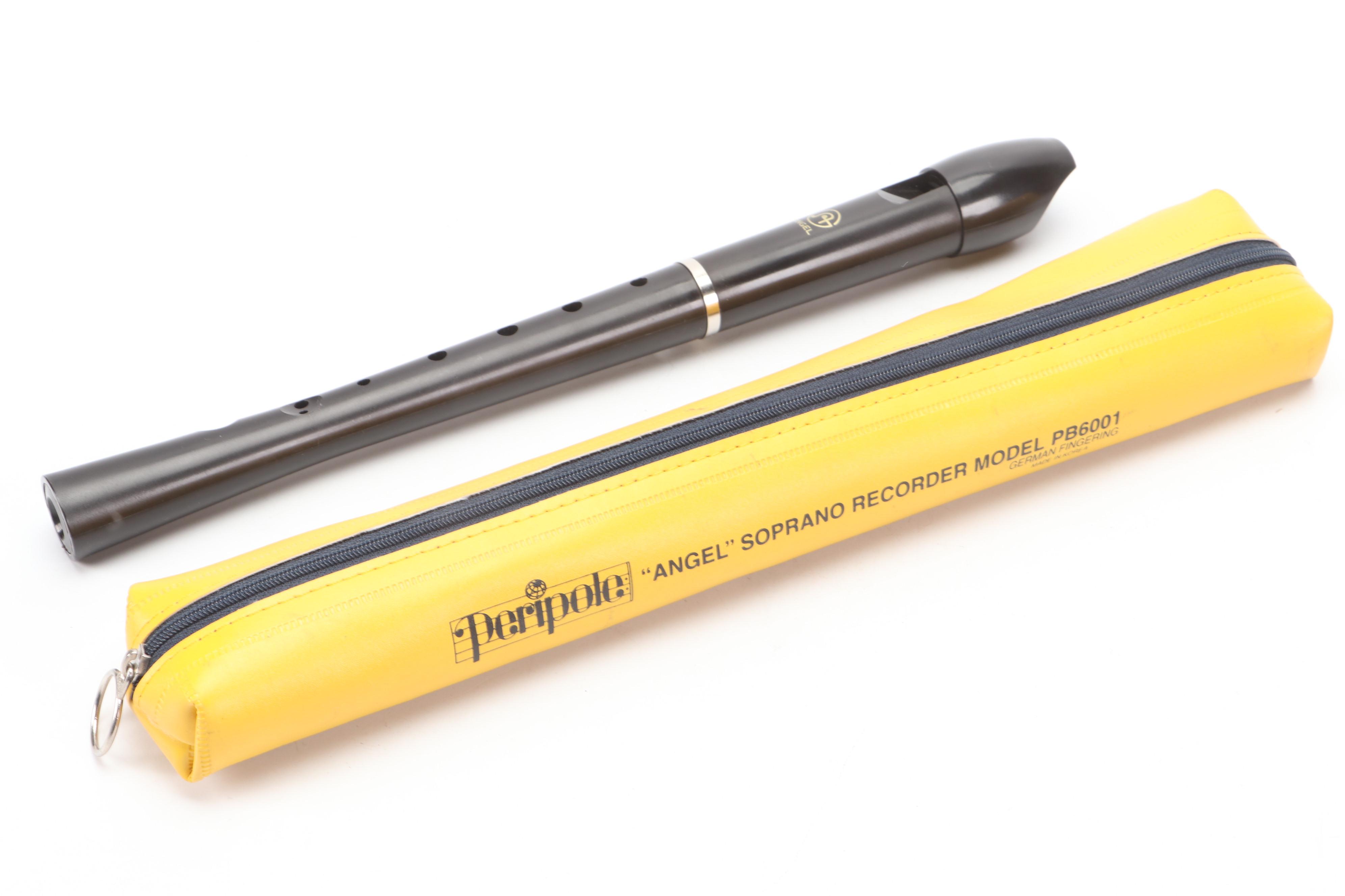 Peripole "Angel" Soprano Recorder with Other Woodwind Instrument