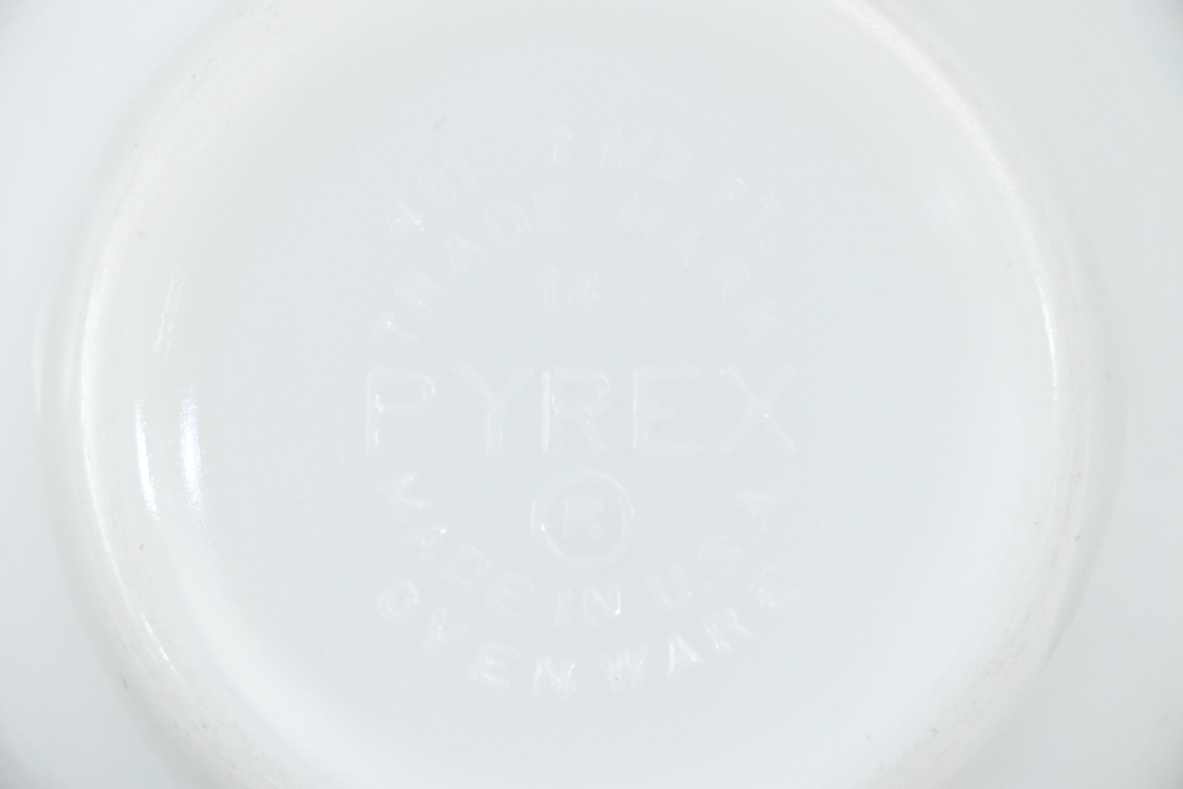 Pyrex "Butterprint Turquoise" Glass Refrigerator Jars and Bowls