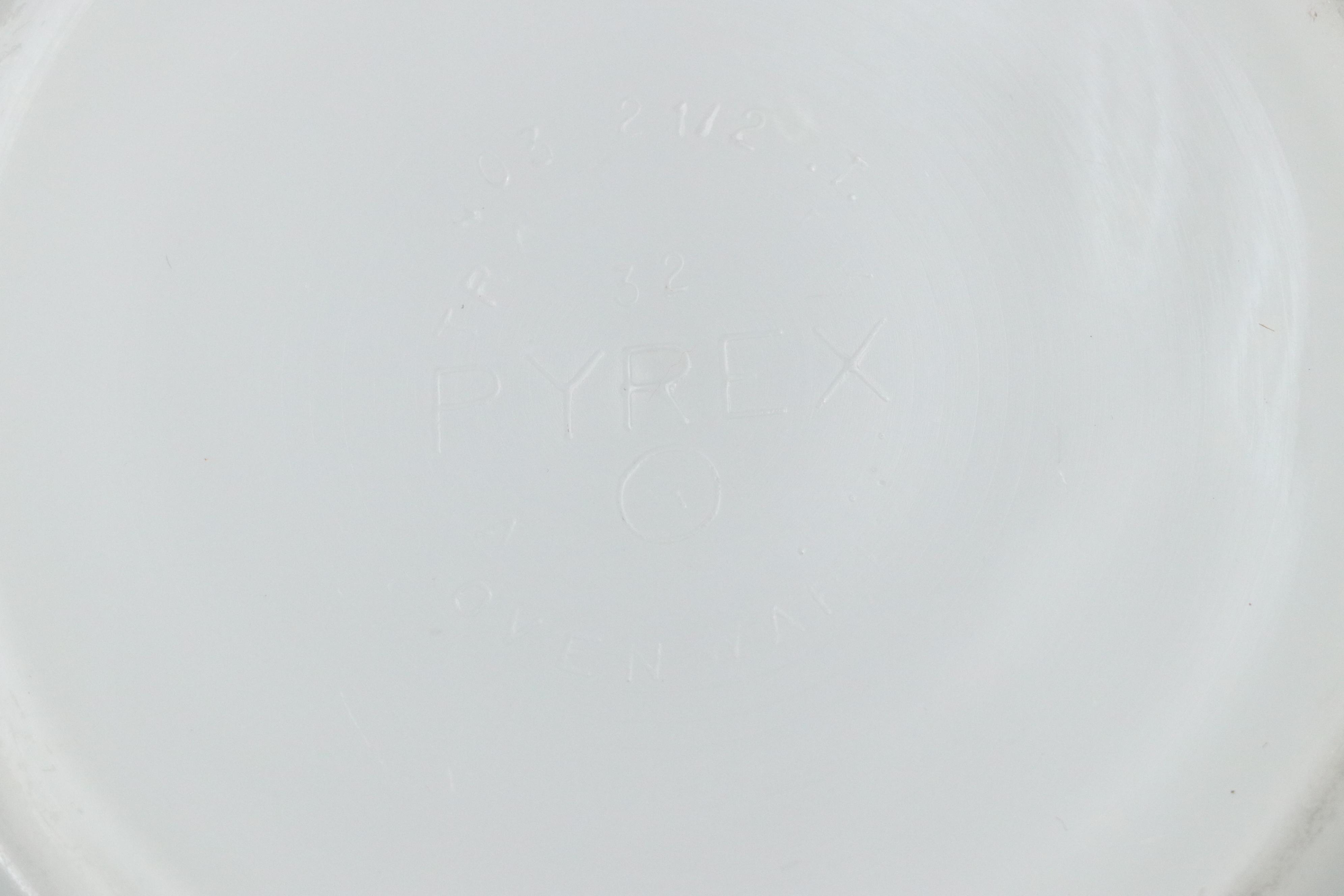 Pyrex "Butterprint Turquoise" Glass Refrigerator Jars and Bowls