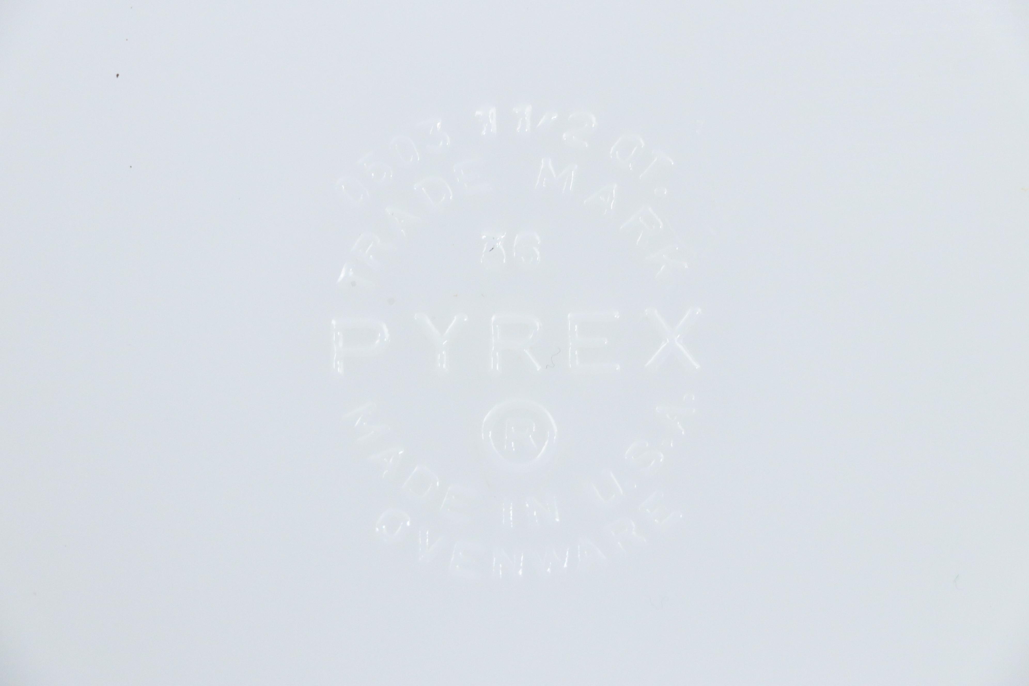 Pyrex "Butterprint Turquoise" Glass Refrigerator Jars and Bowls