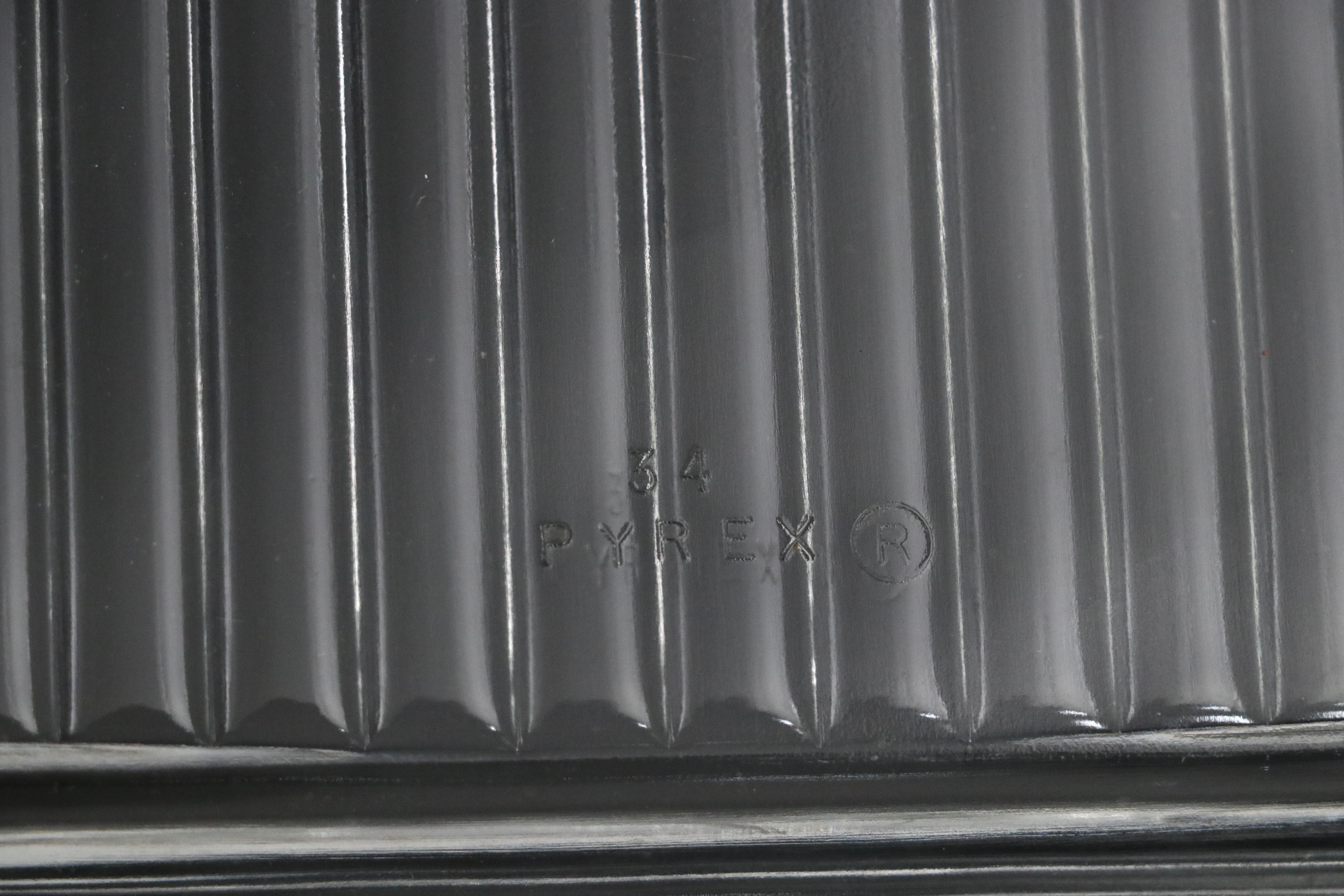 Pyrex "Butterprint Turquoise" Glass Refrigerator Jars and Bowls