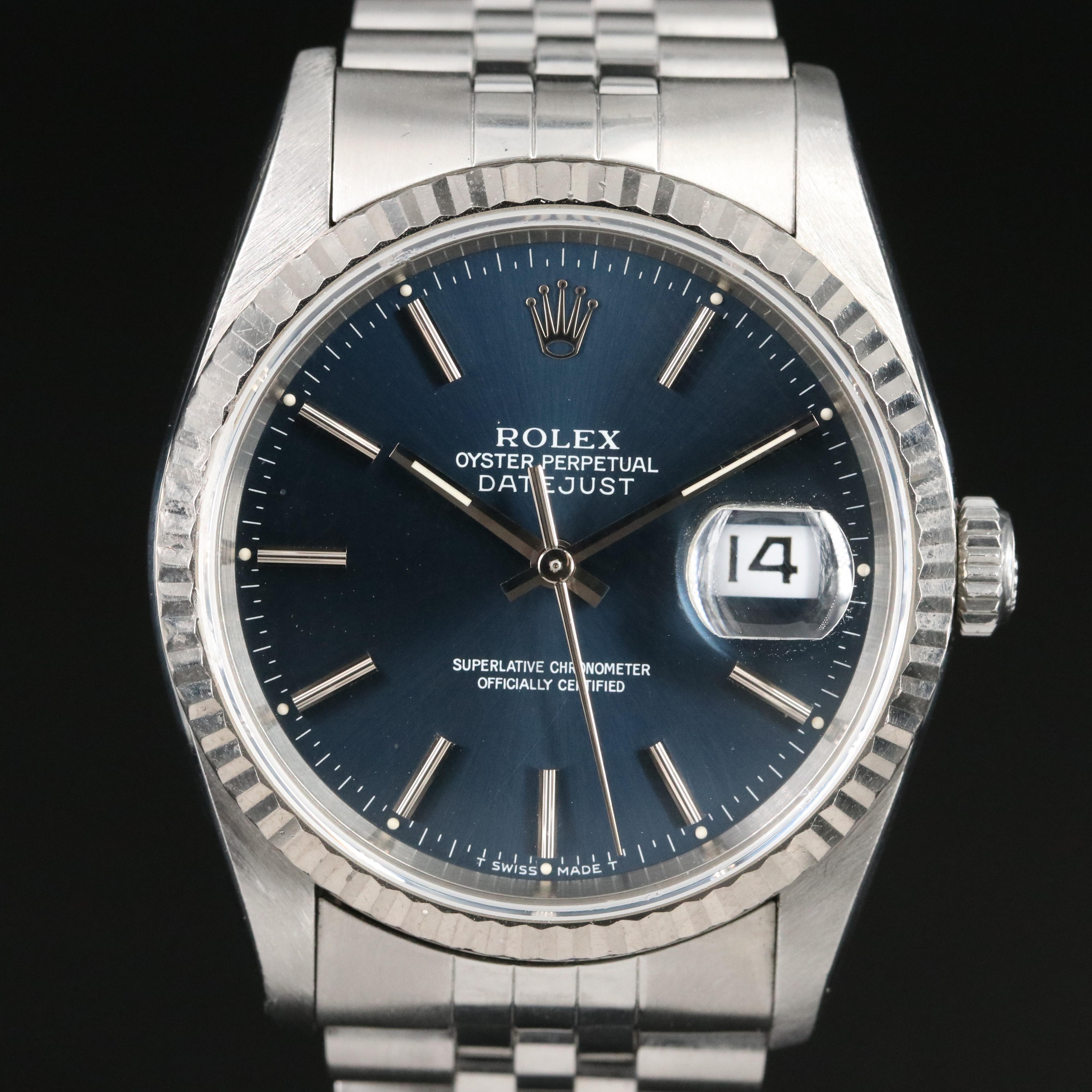 1993-1994 Rolex Oyster Perpetual Datejust Watch