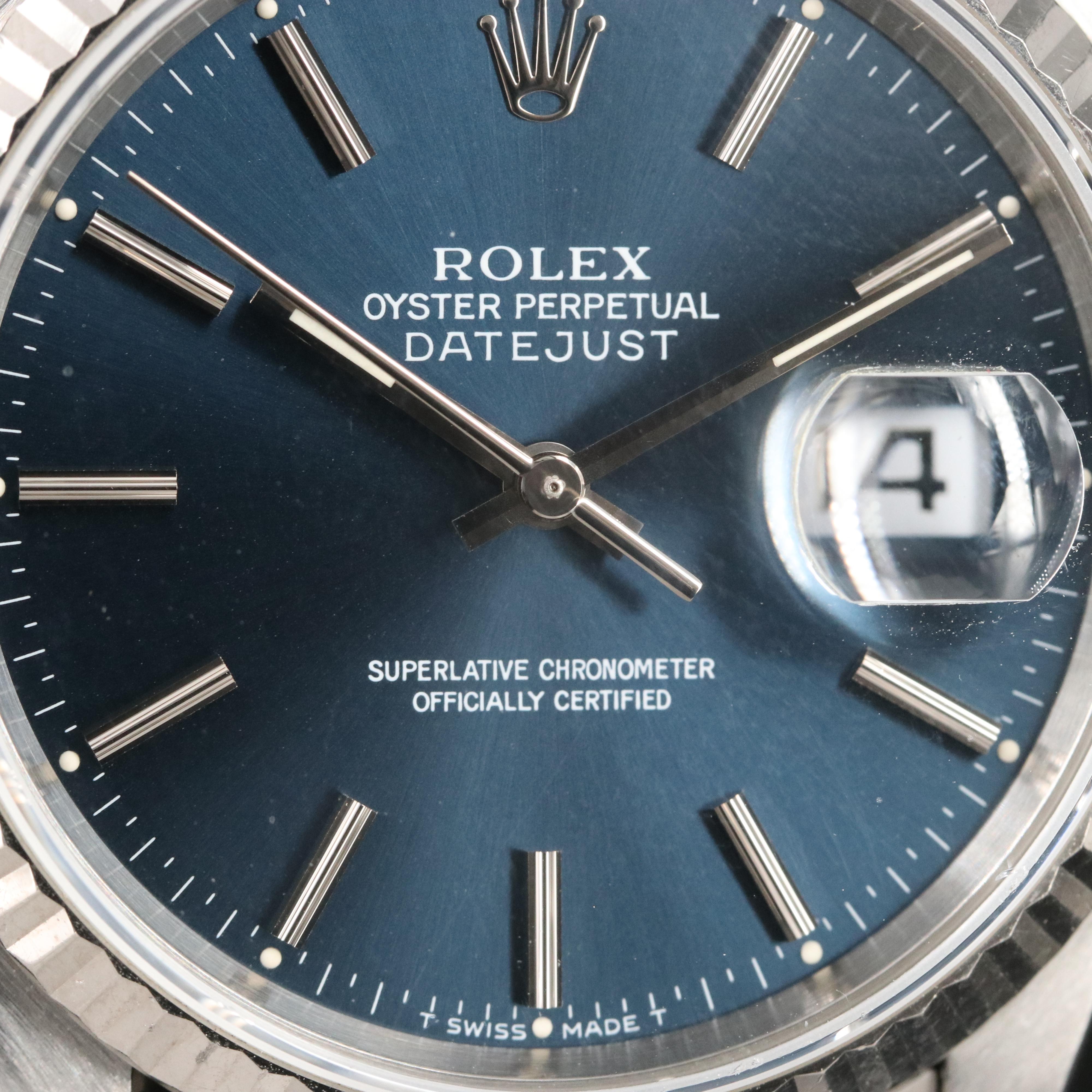 1993-1994 Rolex Oyster Perpetual Datejust Watch