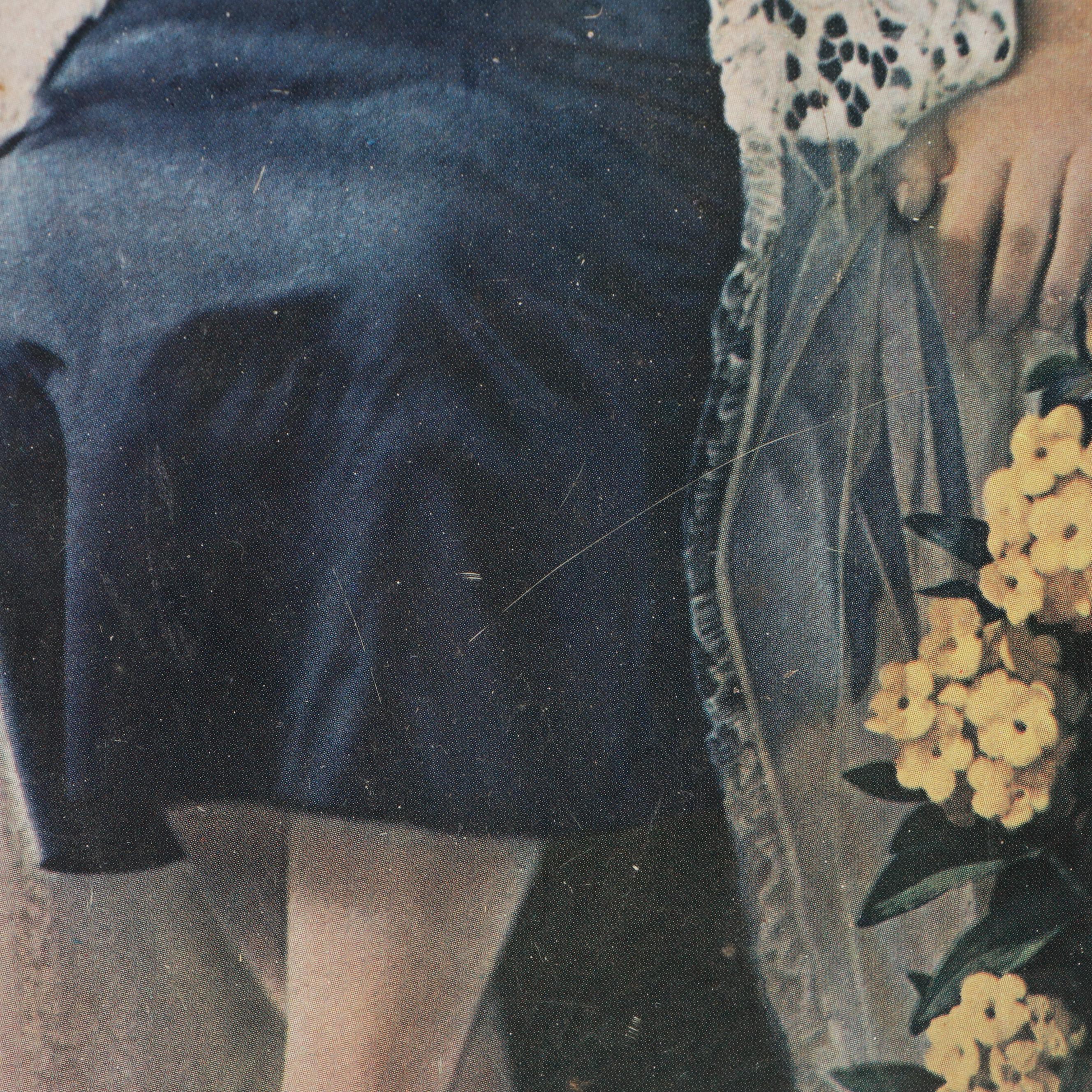 Coca-Cola Tin Lithograph Advertising Tray and Thermometer, Late 20th Century