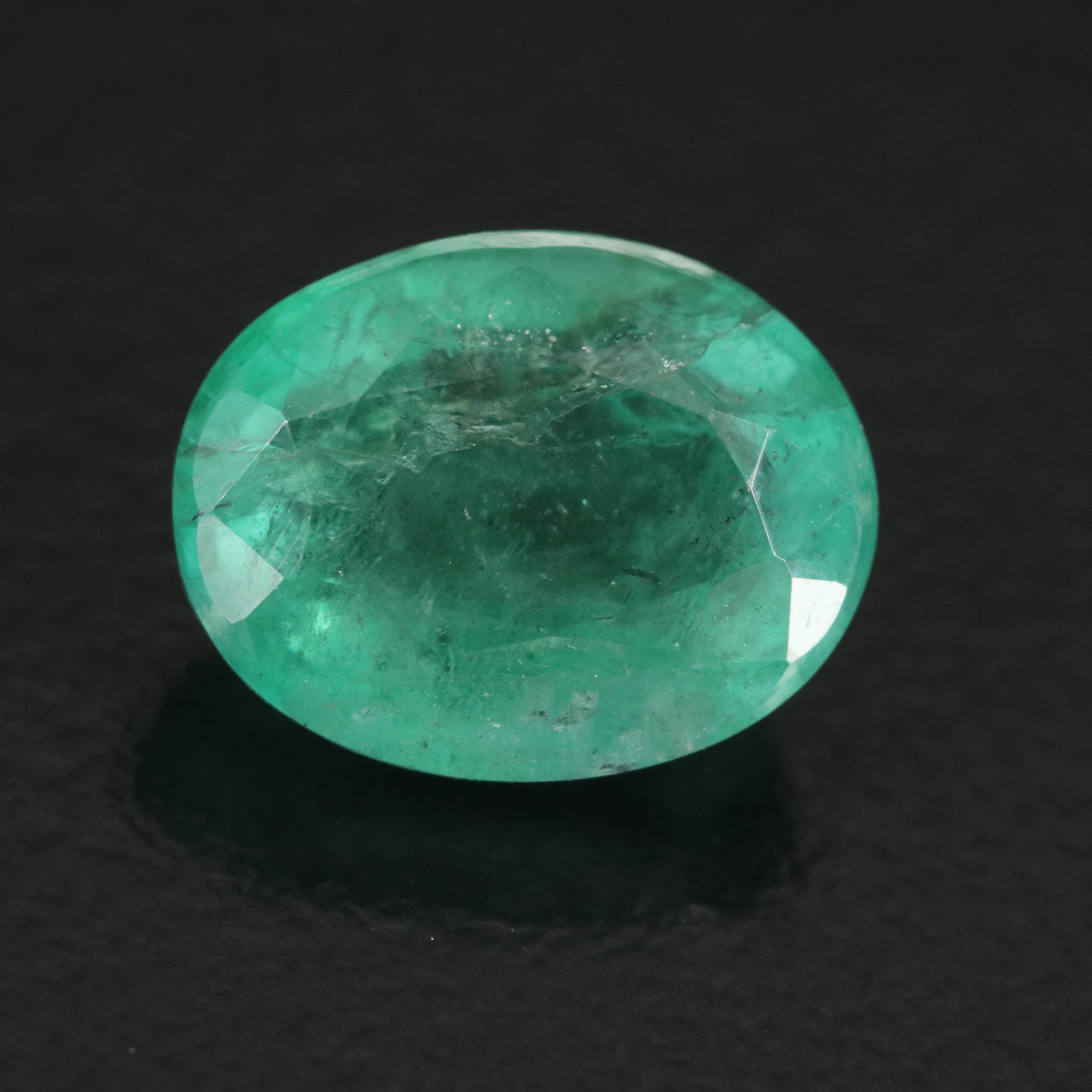 Loose 2.86 CT Emerald