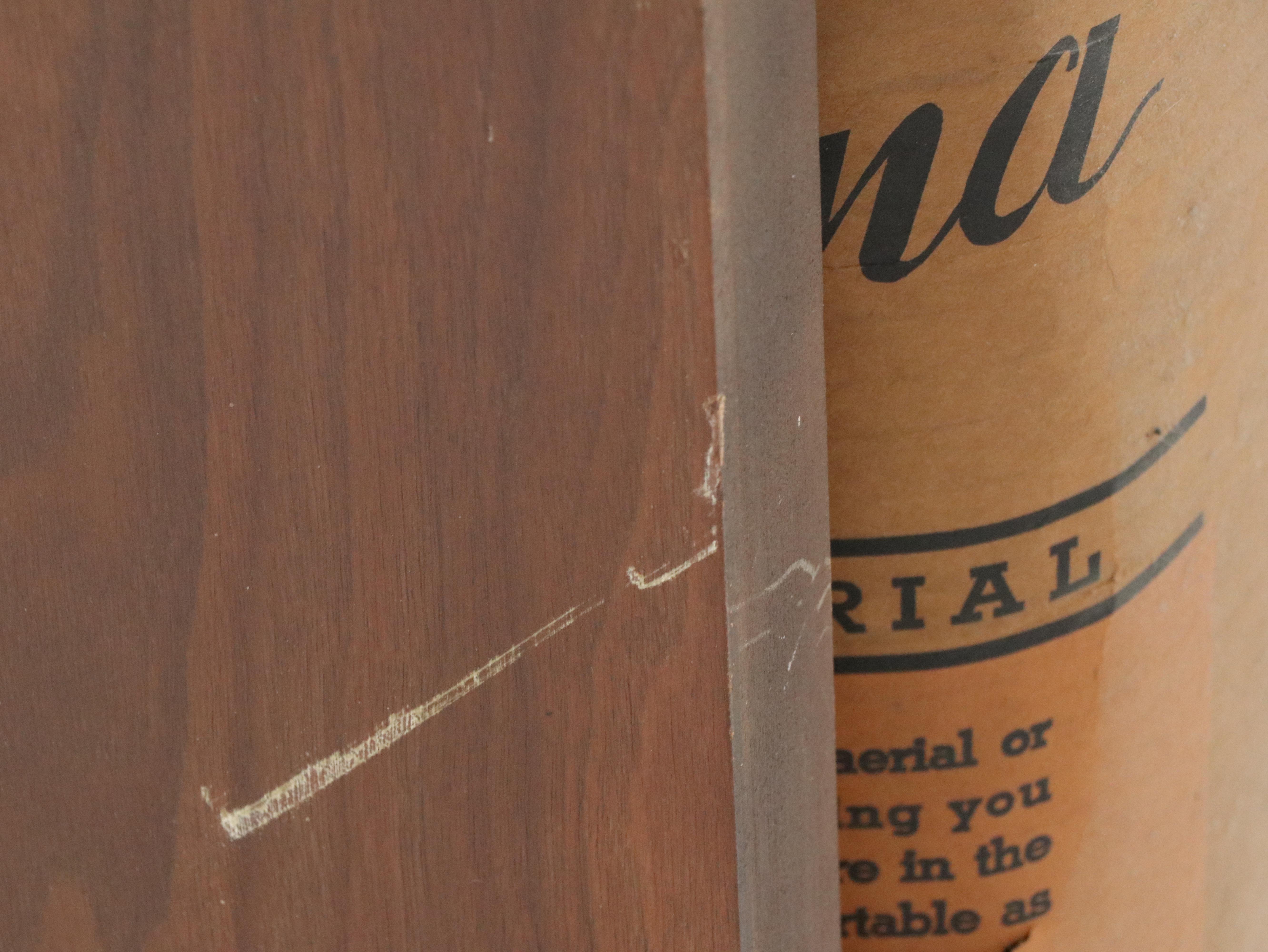 Farnsworth AC-70 Art Deco Waterfall Wood Veneer and Acrylic Radio