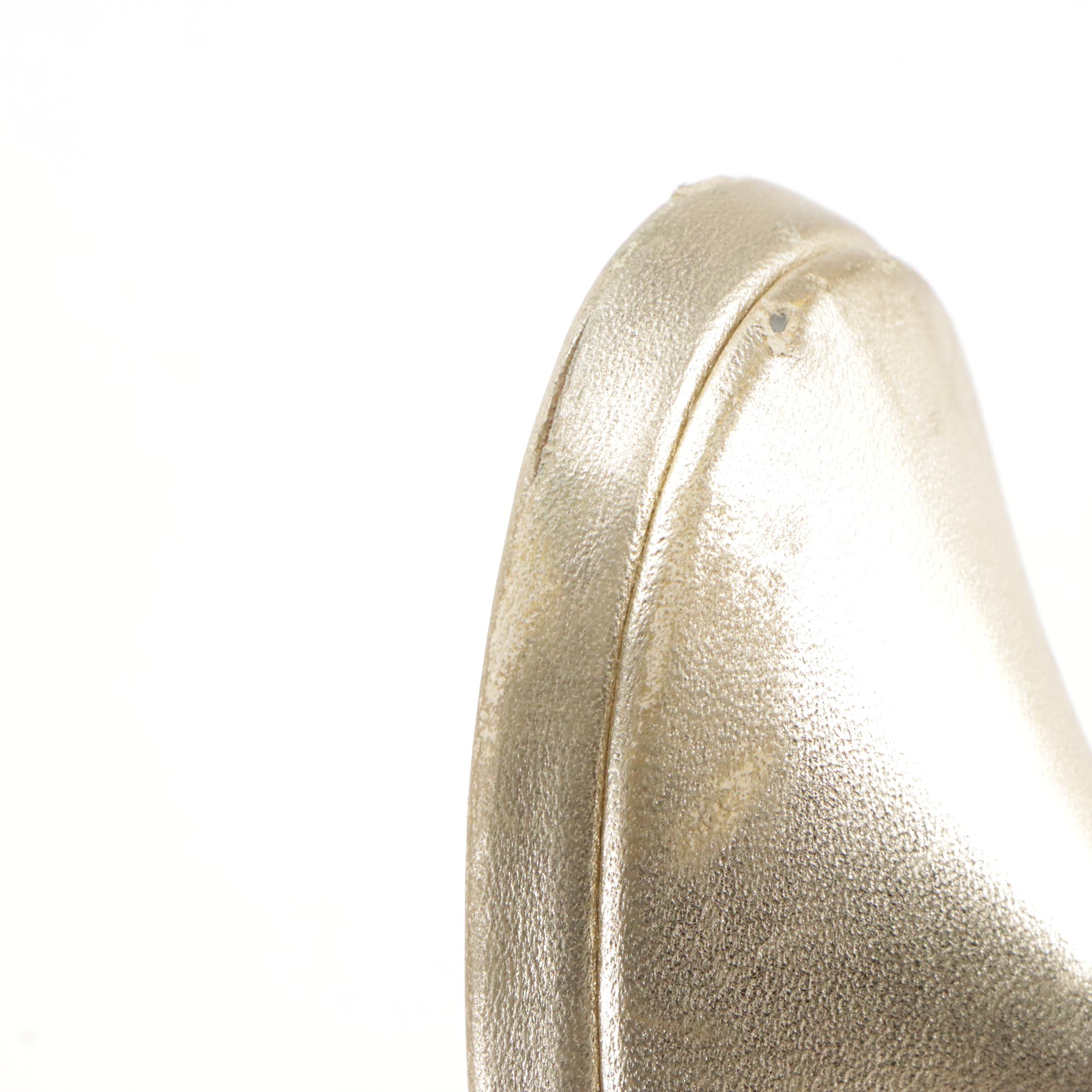 Jimmy Choo Ankle Wrap and Manolo Blahnik Open-Toed Bow Slingbacks in Leather