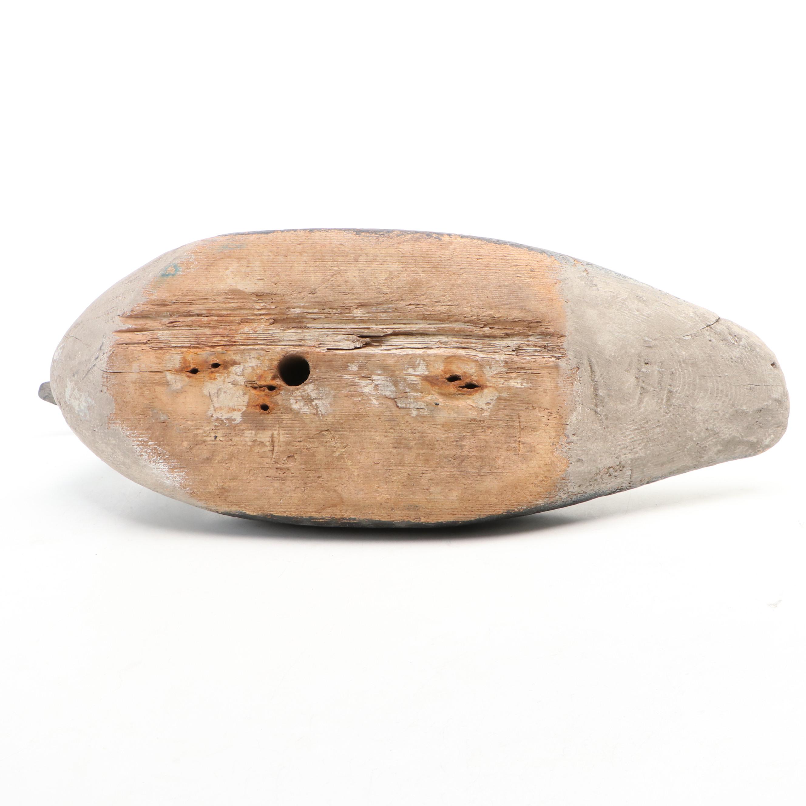 Antique Handmade Wood Canadian Goose Decoy