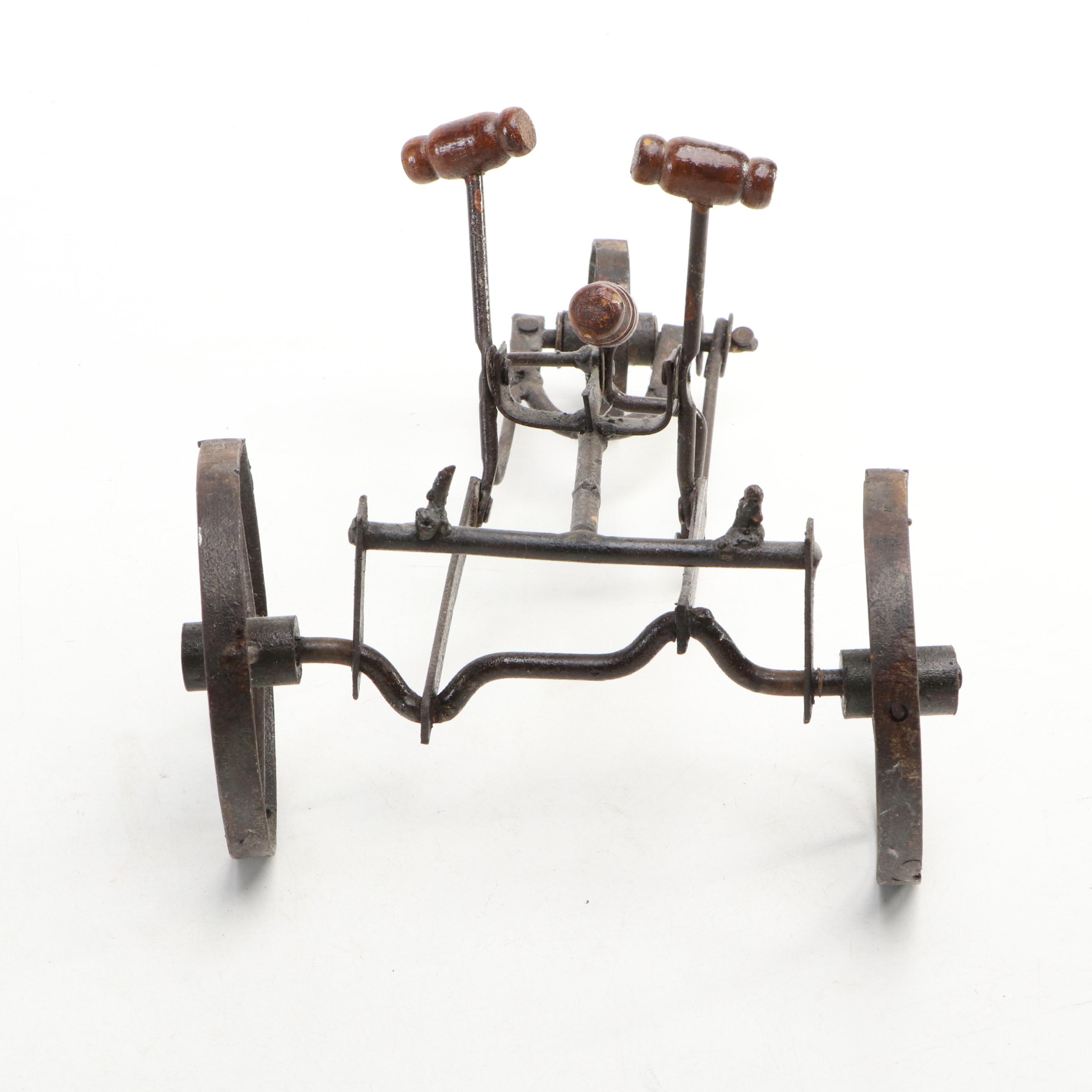 Vintage Toy Tricycle & Push Pedal Tricycle