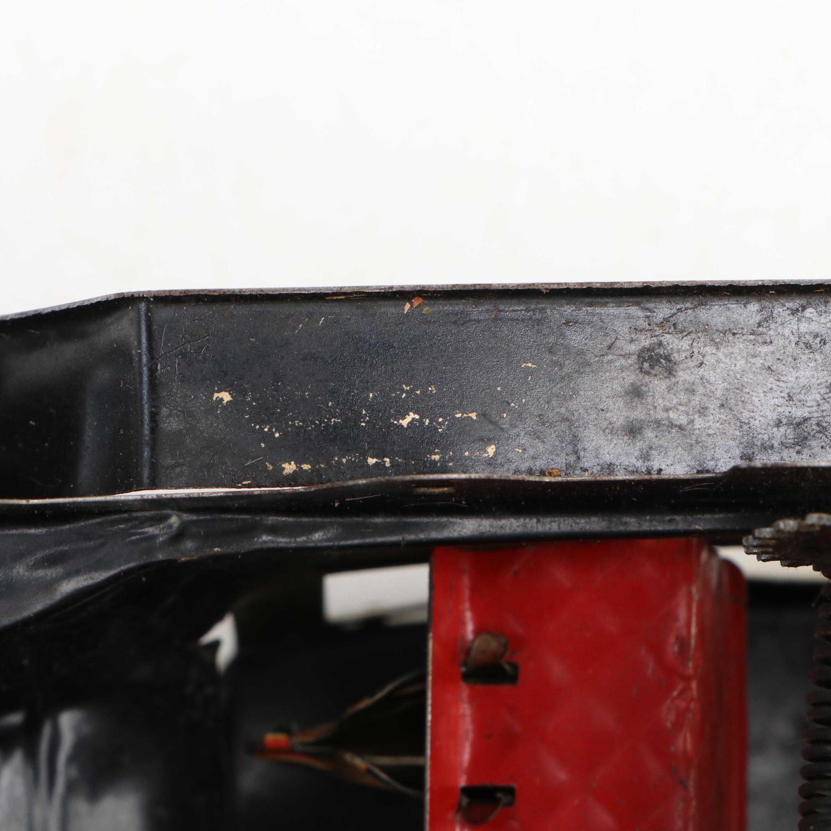 Marx "Old Jalopy" Tin Lithograph Wind-Up Toy Car, Mid-20th Century