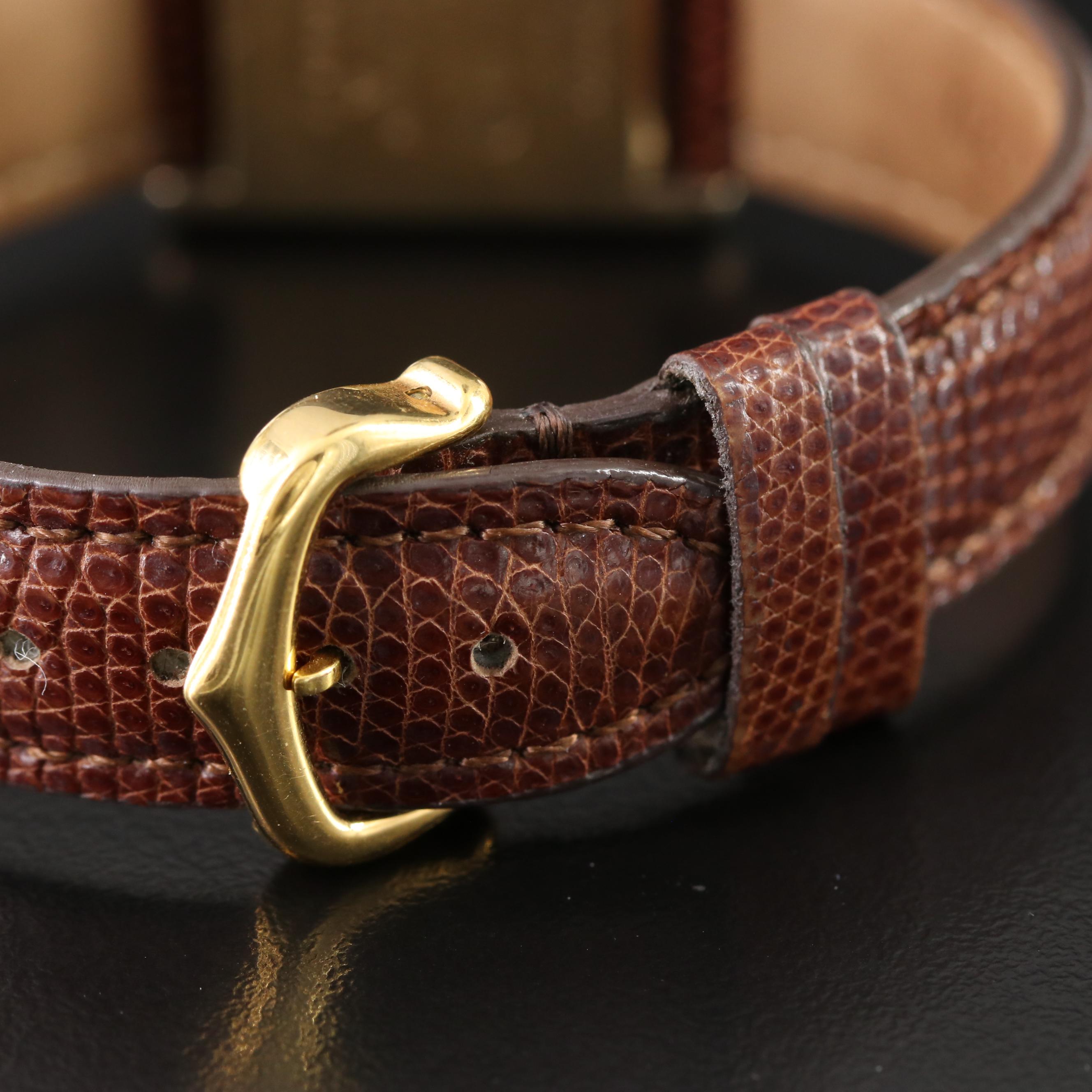 Cartier Tank Must de Cartier 21mm Gold-Plated Sterling Silver Manual Wind Watch