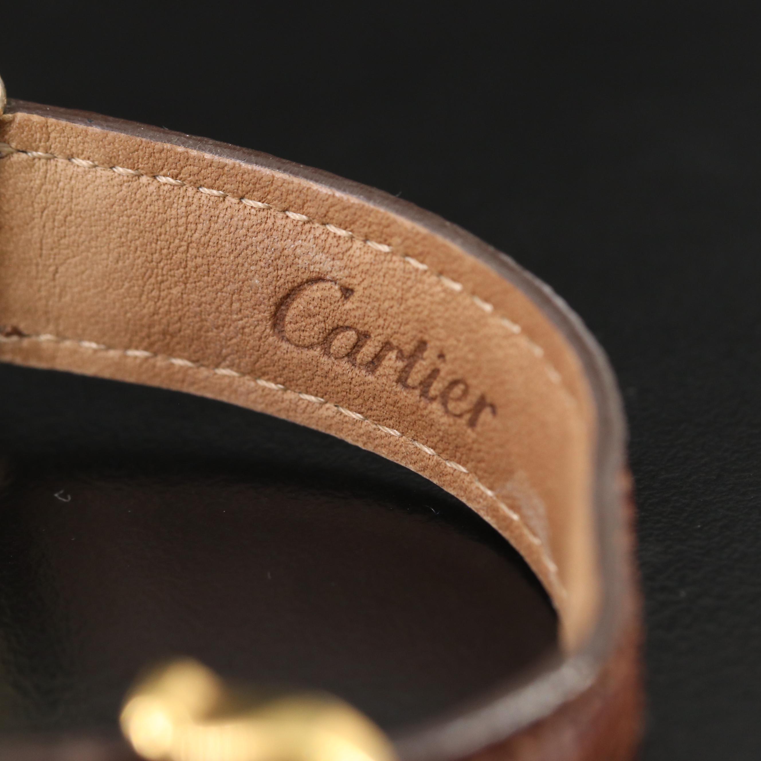 Cartier Tank Must de Cartier 21mm Gold-Plated Sterling Silver Manual Wind Watch
