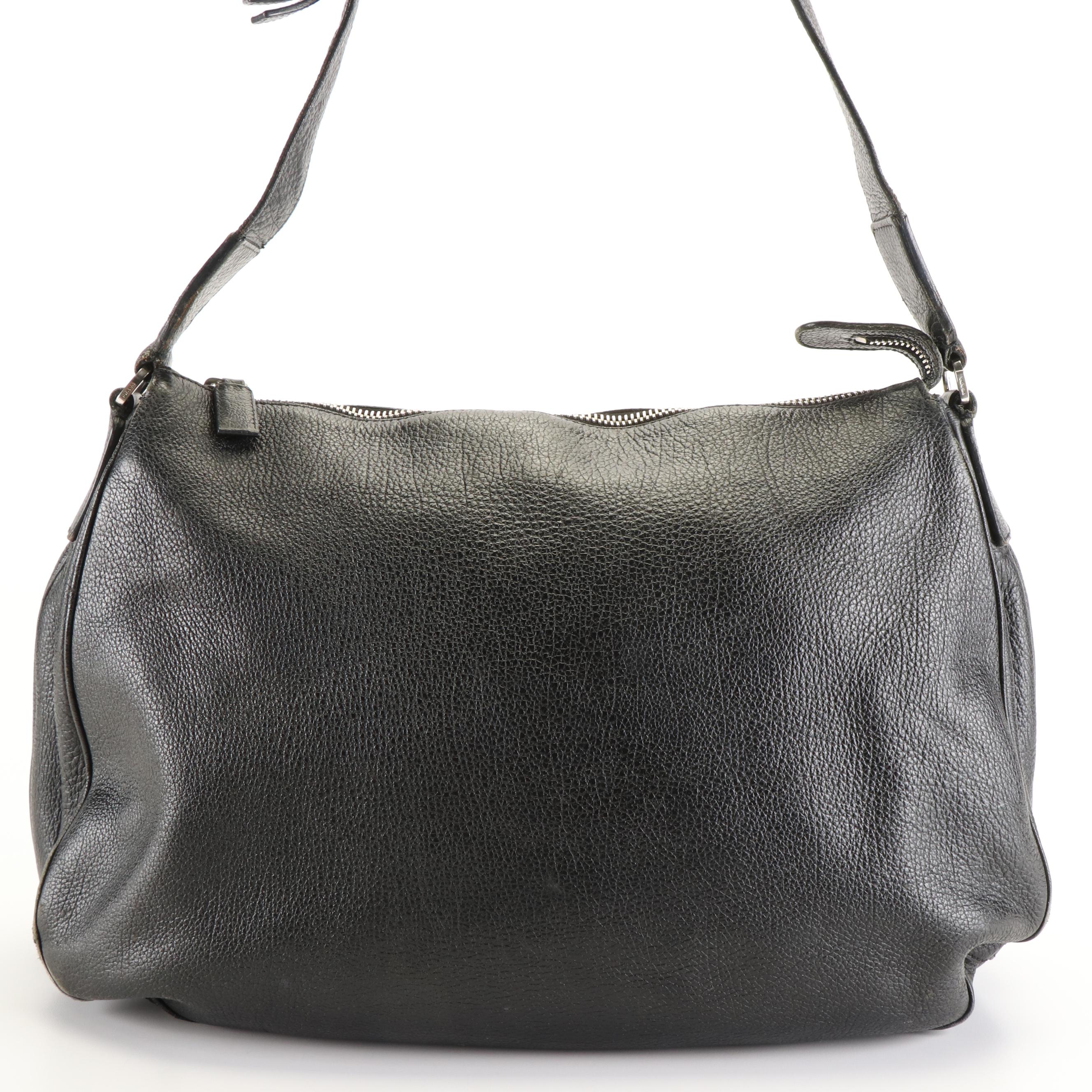 Prada Black Leather Crossbody Bag