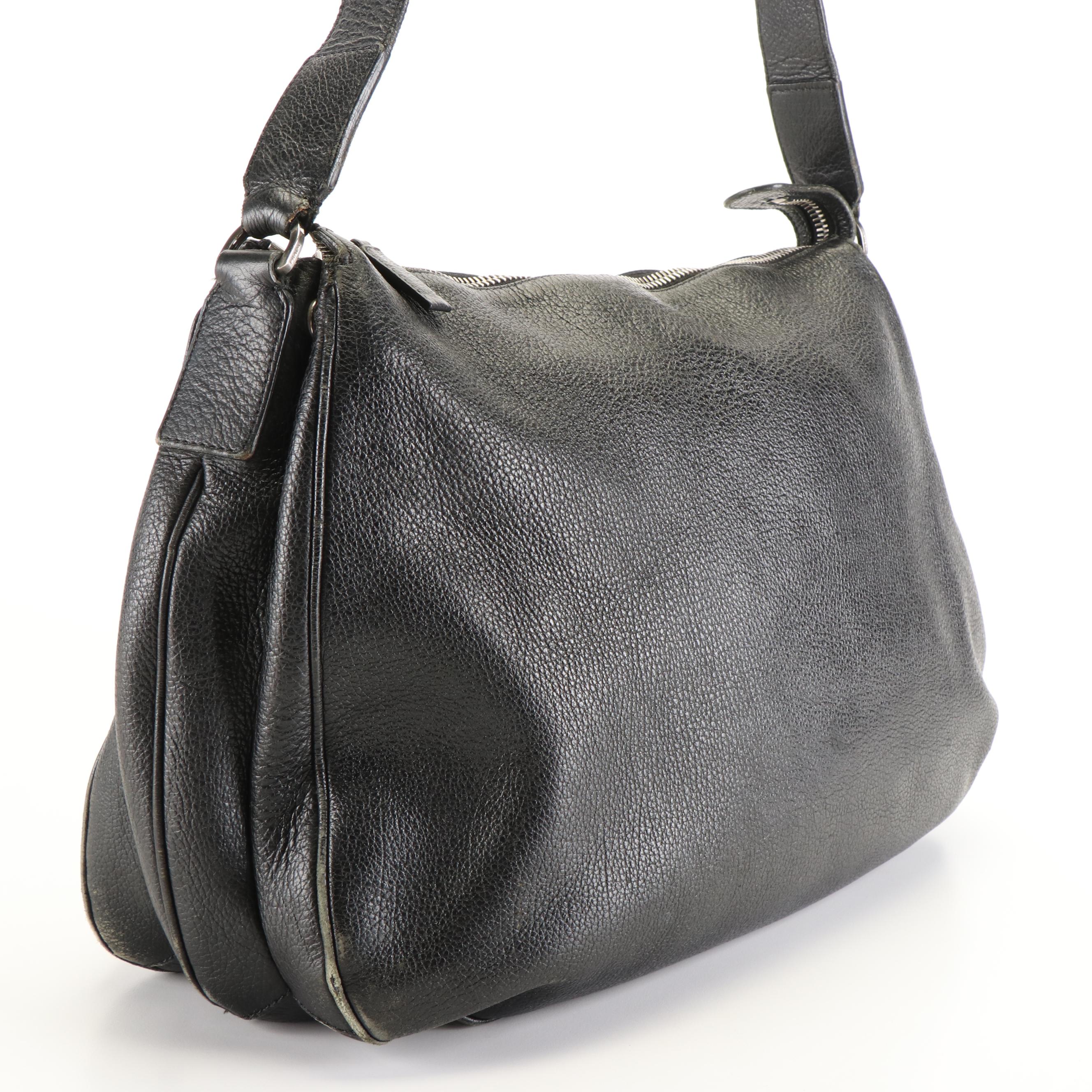 Prada Black Leather Crossbody Bag