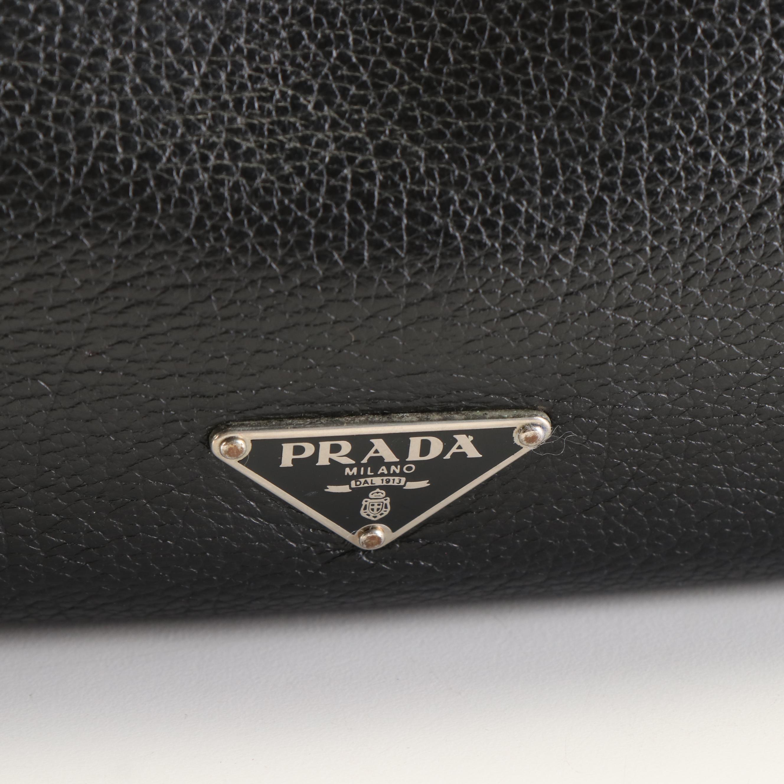 Prada Black Leather Crossbody Bag