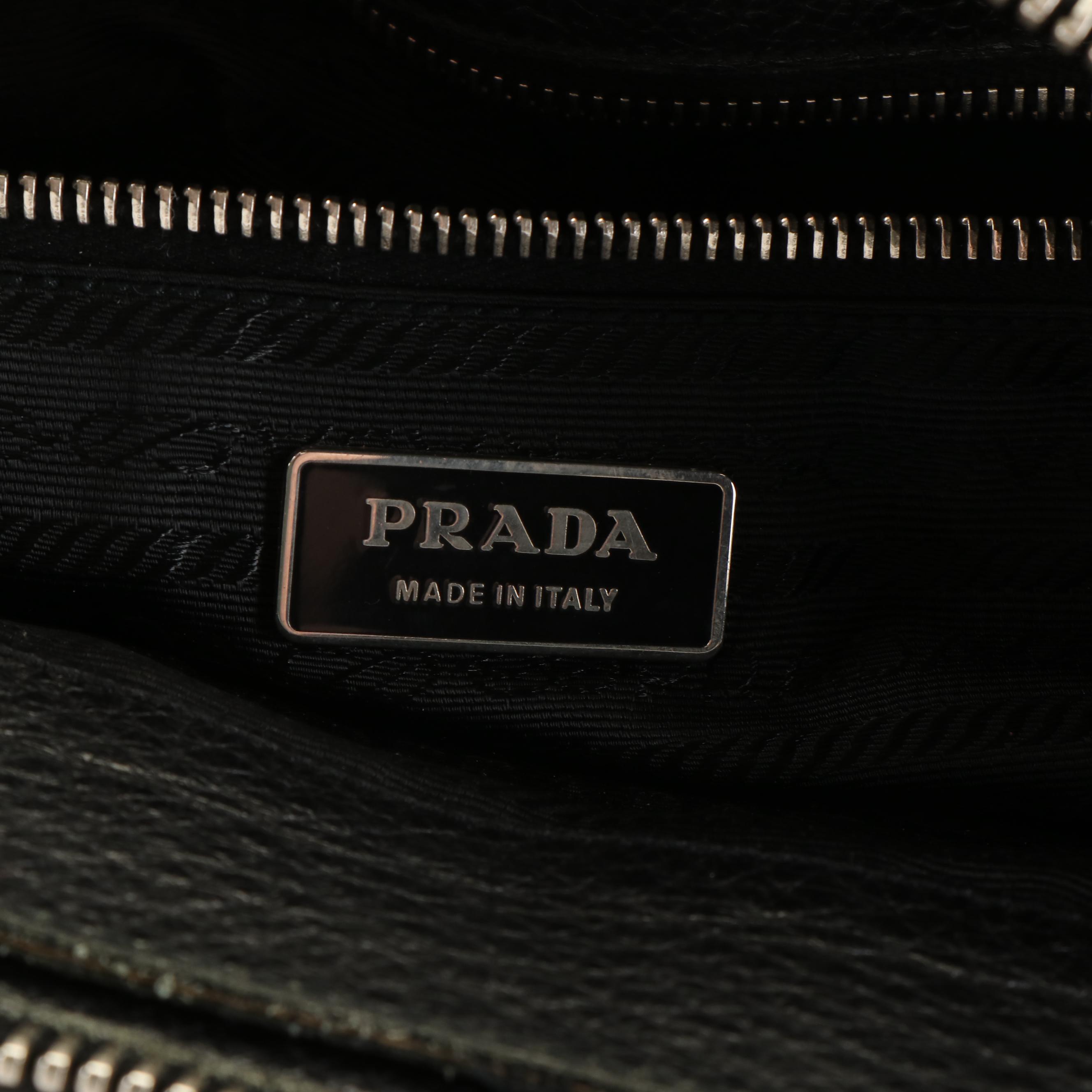 Prada Black Leather Crossbody Bag