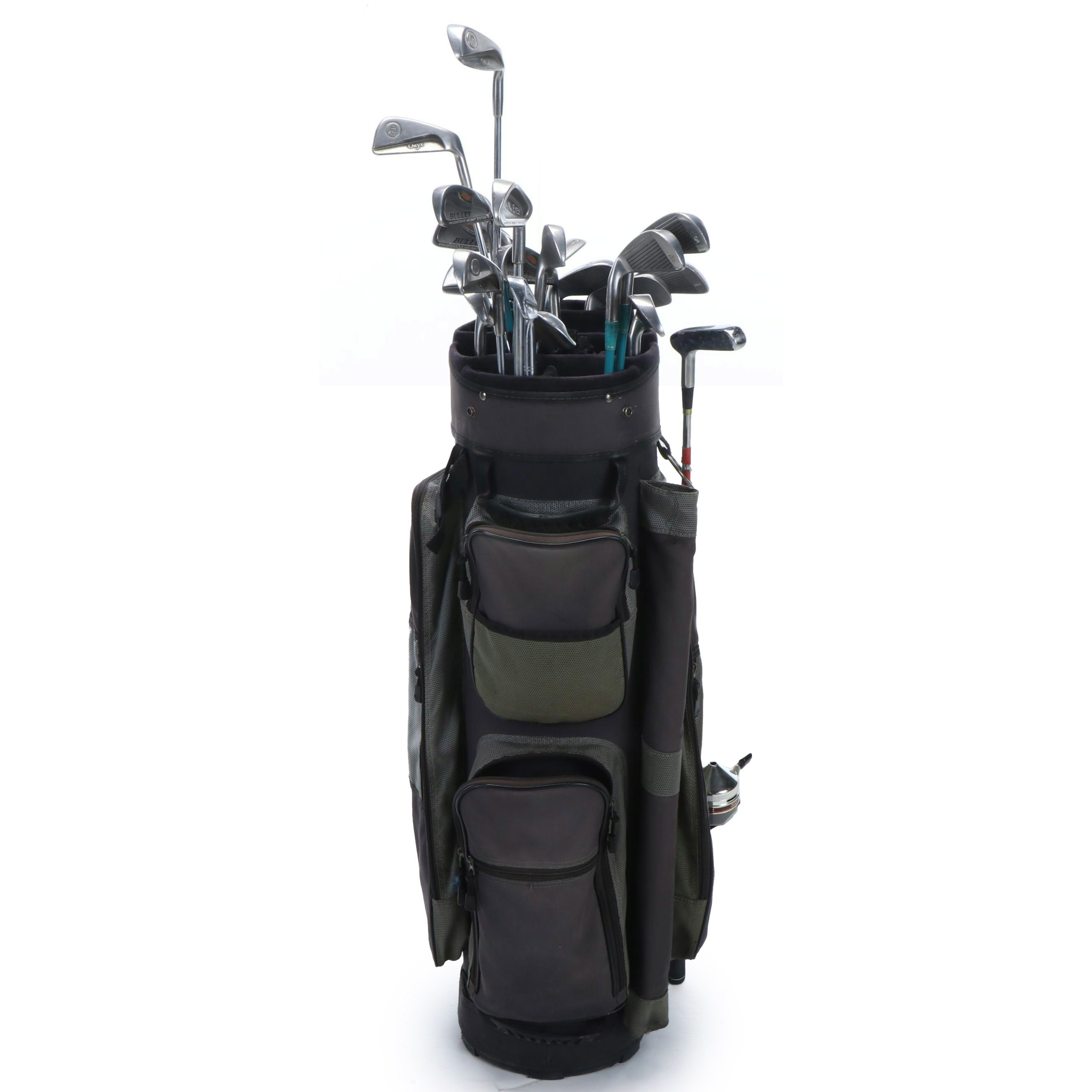 Bullet, Ping and More Ladies Golf Clubs, Irons and Golf Bag, Gloves