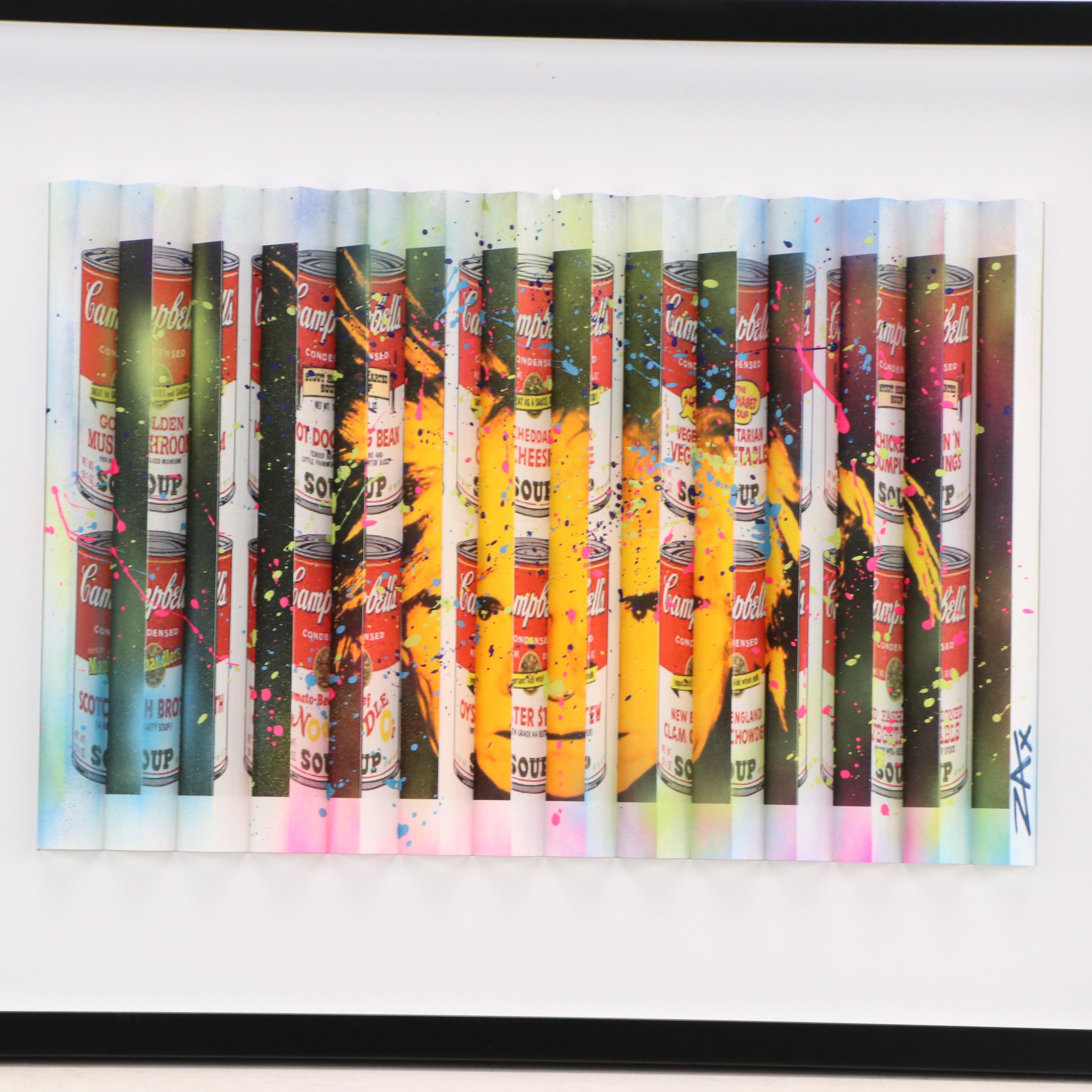 E.M. Zax Pop Art 3D Polymorph Wall Sculpture, 2024