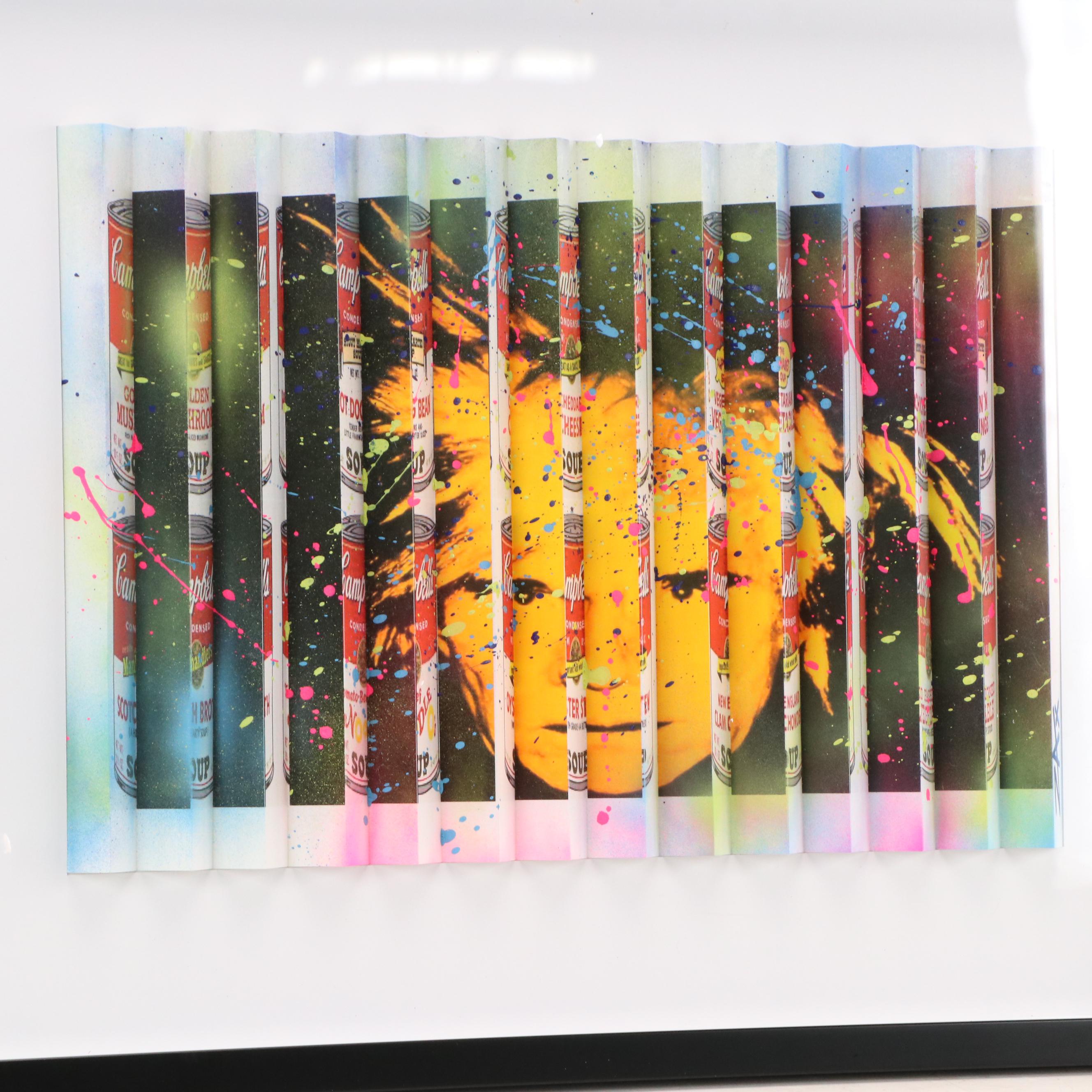 E.M. Zax Pop Art 3D Polymorph Wall Sculpture, 2024