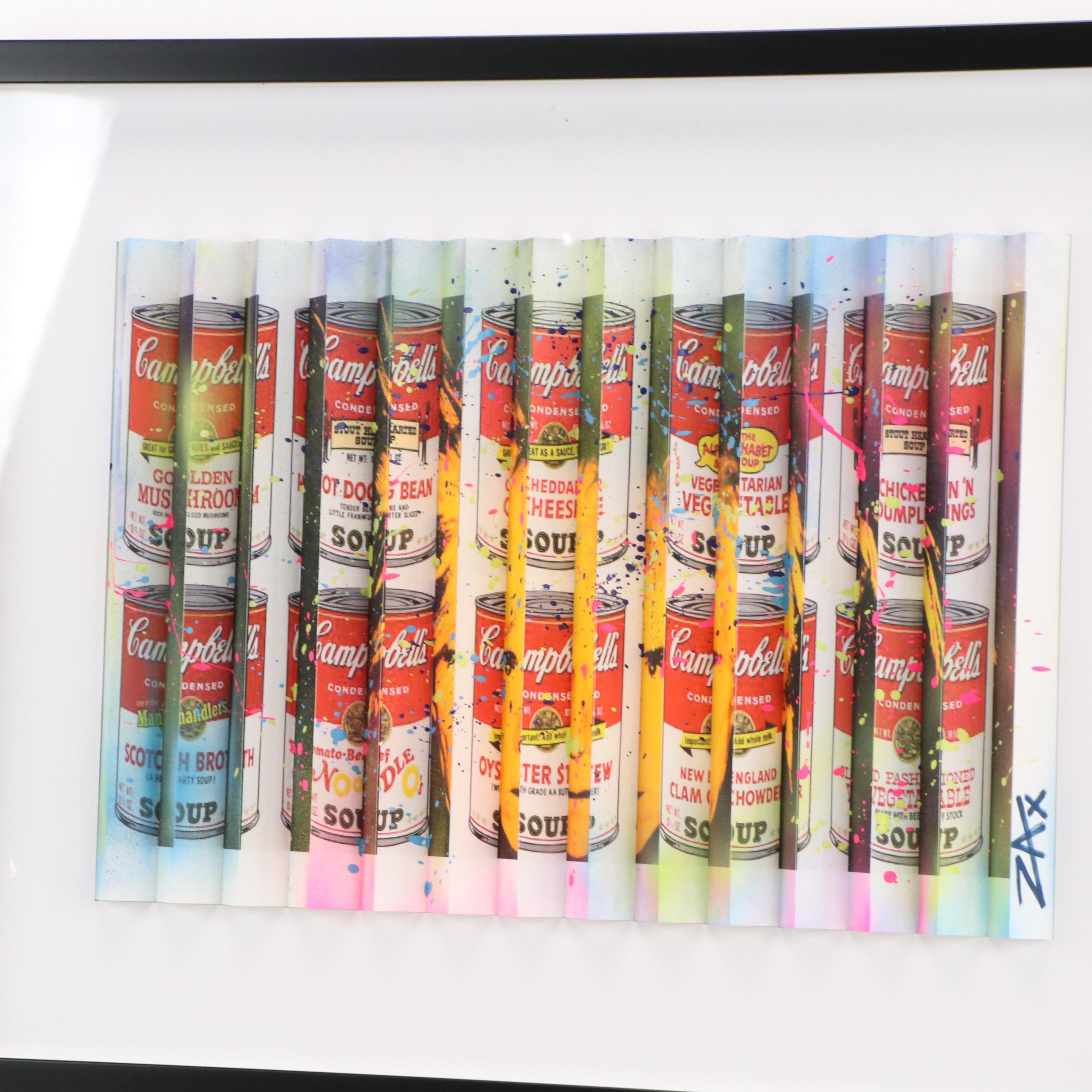 E.M. Zax Pop Art 3D Polymorph Wall Sculpture, 2024