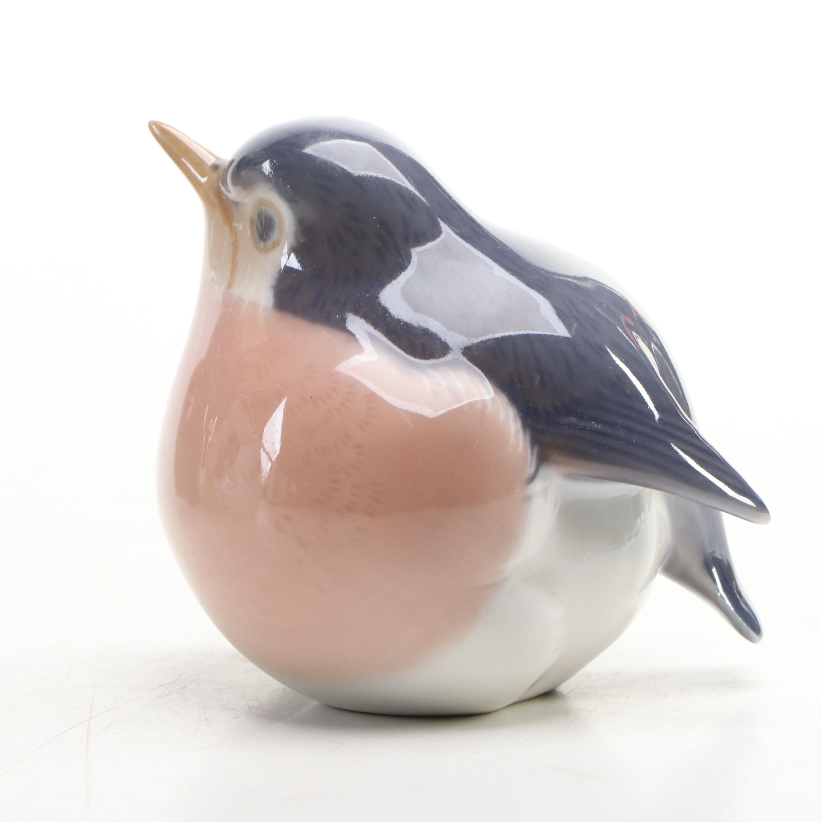 Bing & Grøndahl Merry Sailor and Royal Copenhagen Robin Porcelain Figurines