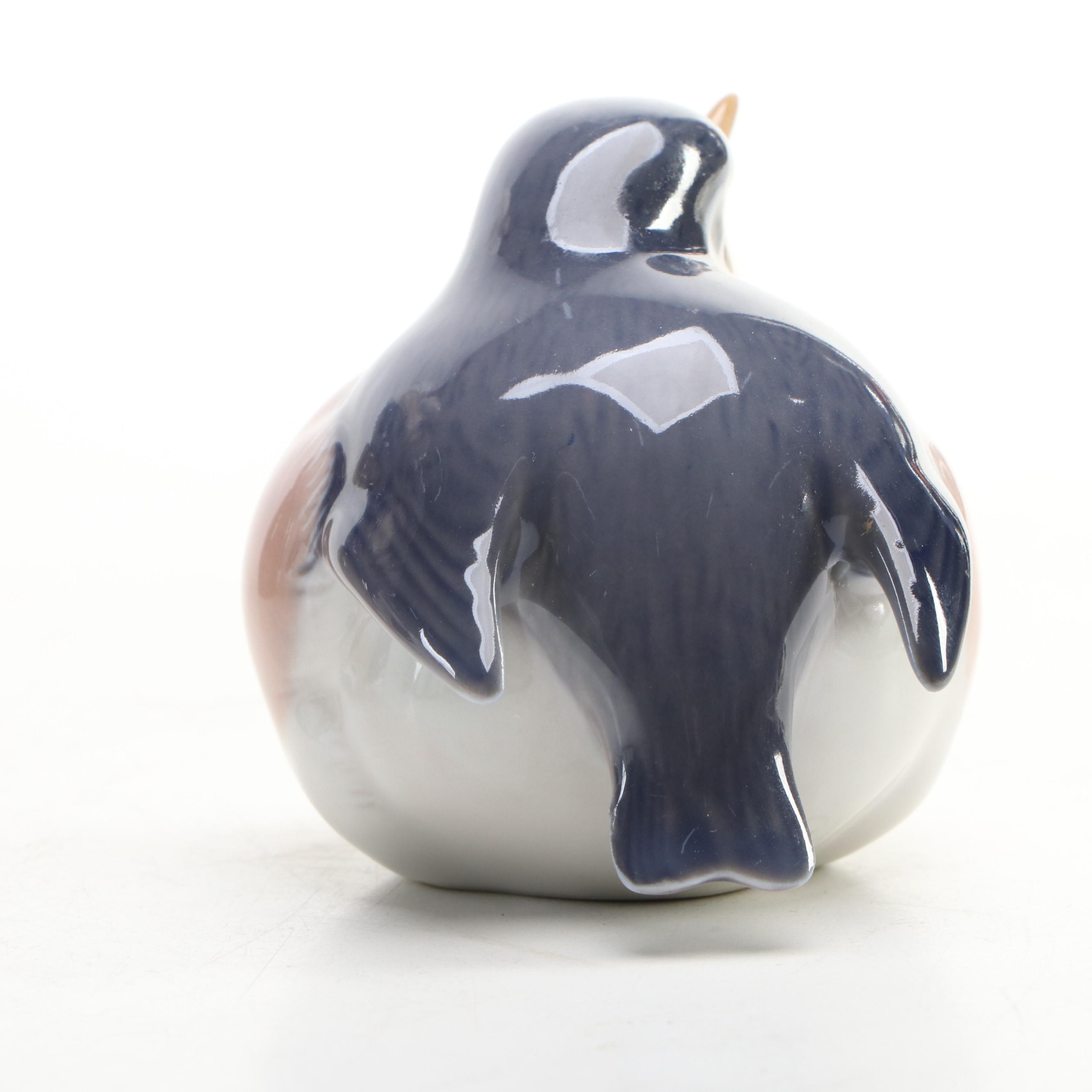 Bing & Grøndahl Merry Sailor and Royal Copenhagen Robin Porcelain Figurines