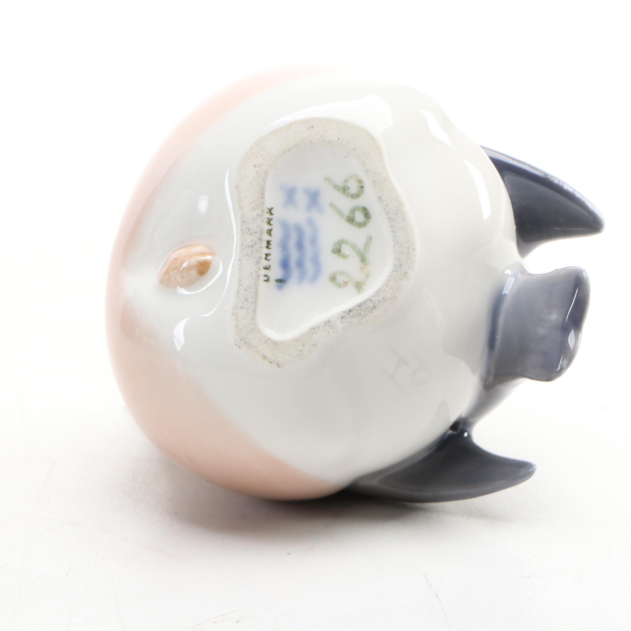 Bing & Grøndahl Merry Sailor and Royal Copenhagen Robin Porcelain Figurines