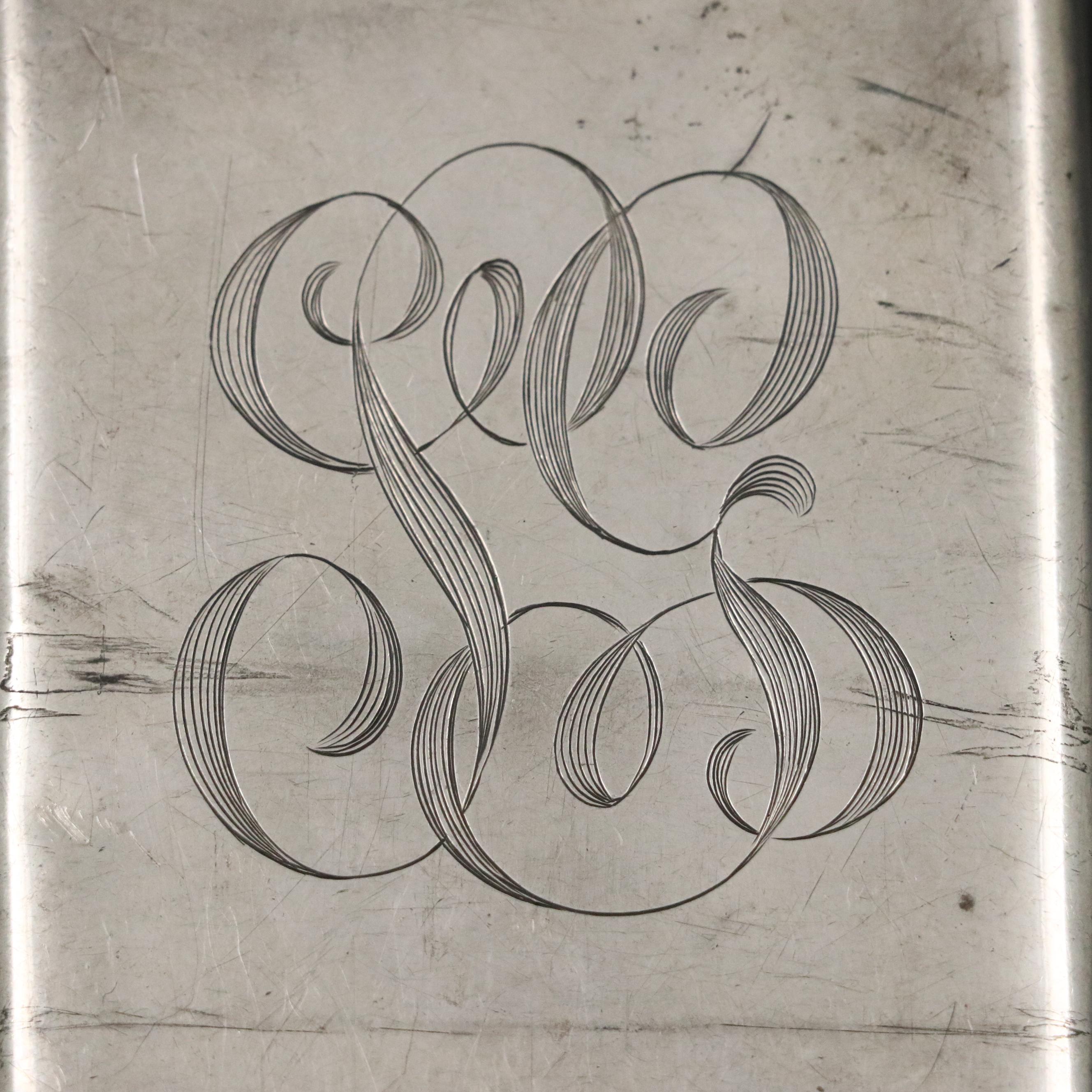 James E. Blake & Co. Sterling Silver and Leather Wallet, Late 19th-Early 20th C.